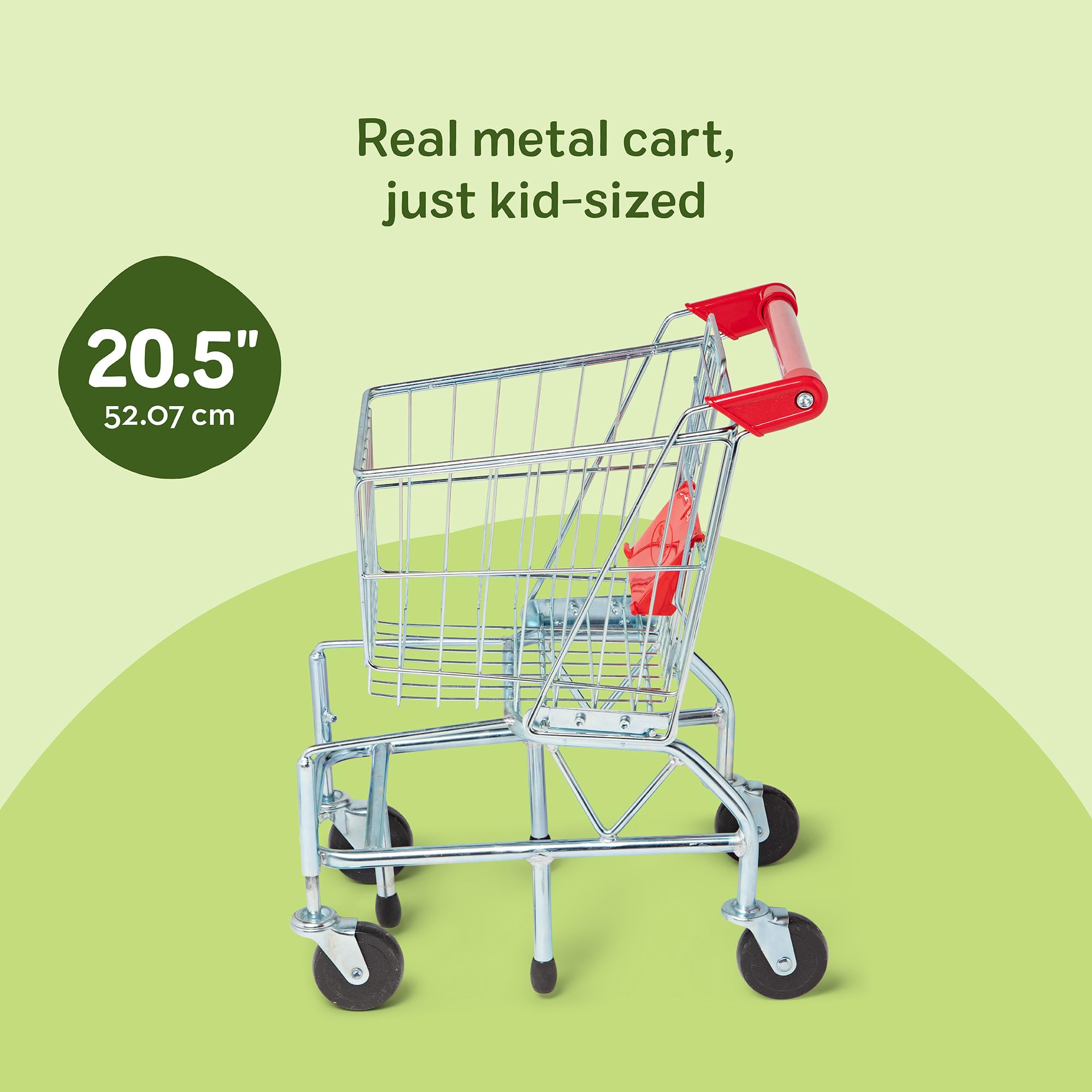 Melissa & Doug Shopping Trolley, Fantasy Game, Playset, 3+, Gift for Boys or Girls