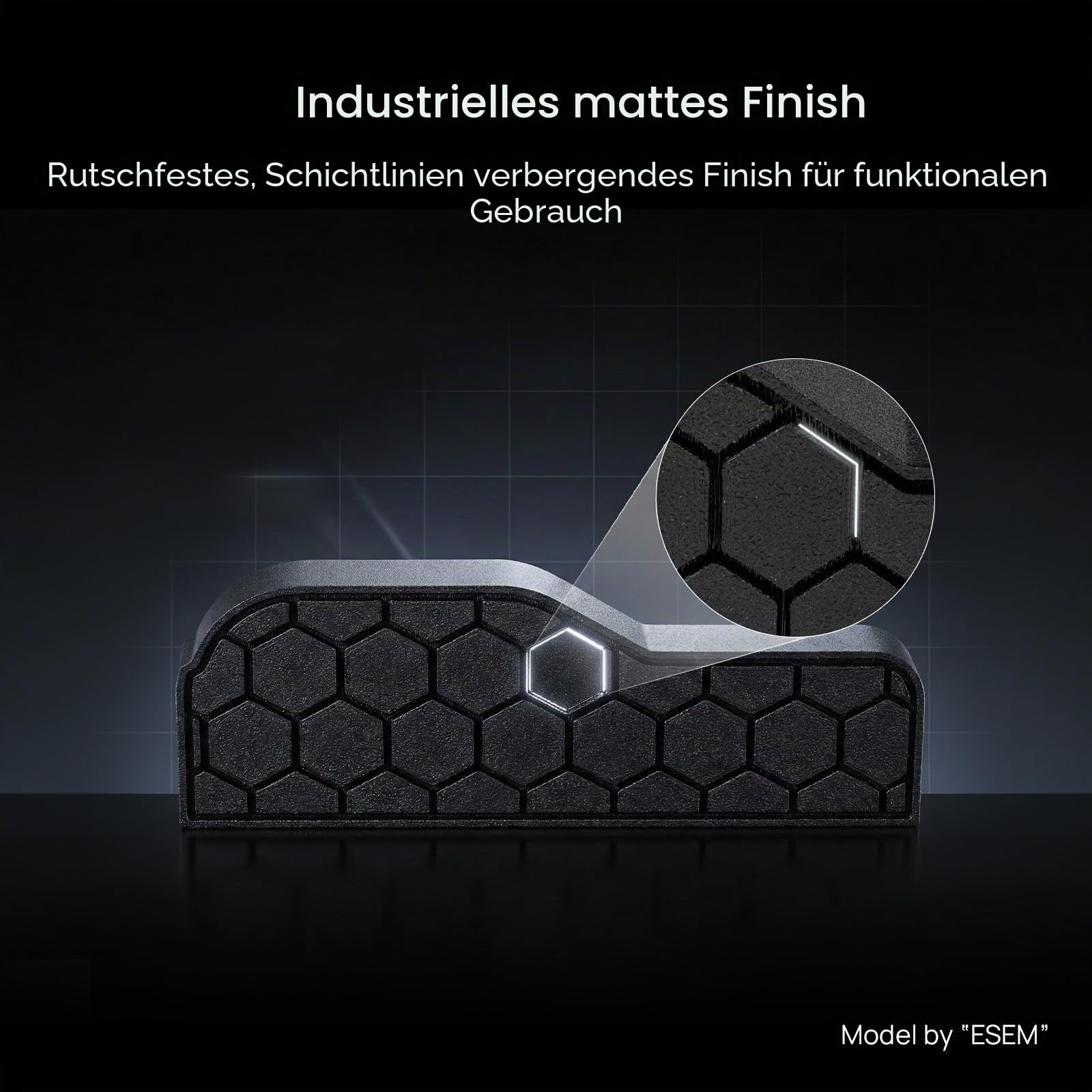 Siraya Tech Fibreheart TPU-GF 3D-Drucker-Filament, glasfaserverstärktes TPU, extrem geringe Verzugstendenz und leicht zu drucken, hohe Schlagfestigkeit, vibrationsdämpfend (Schwarz, 1 kg)