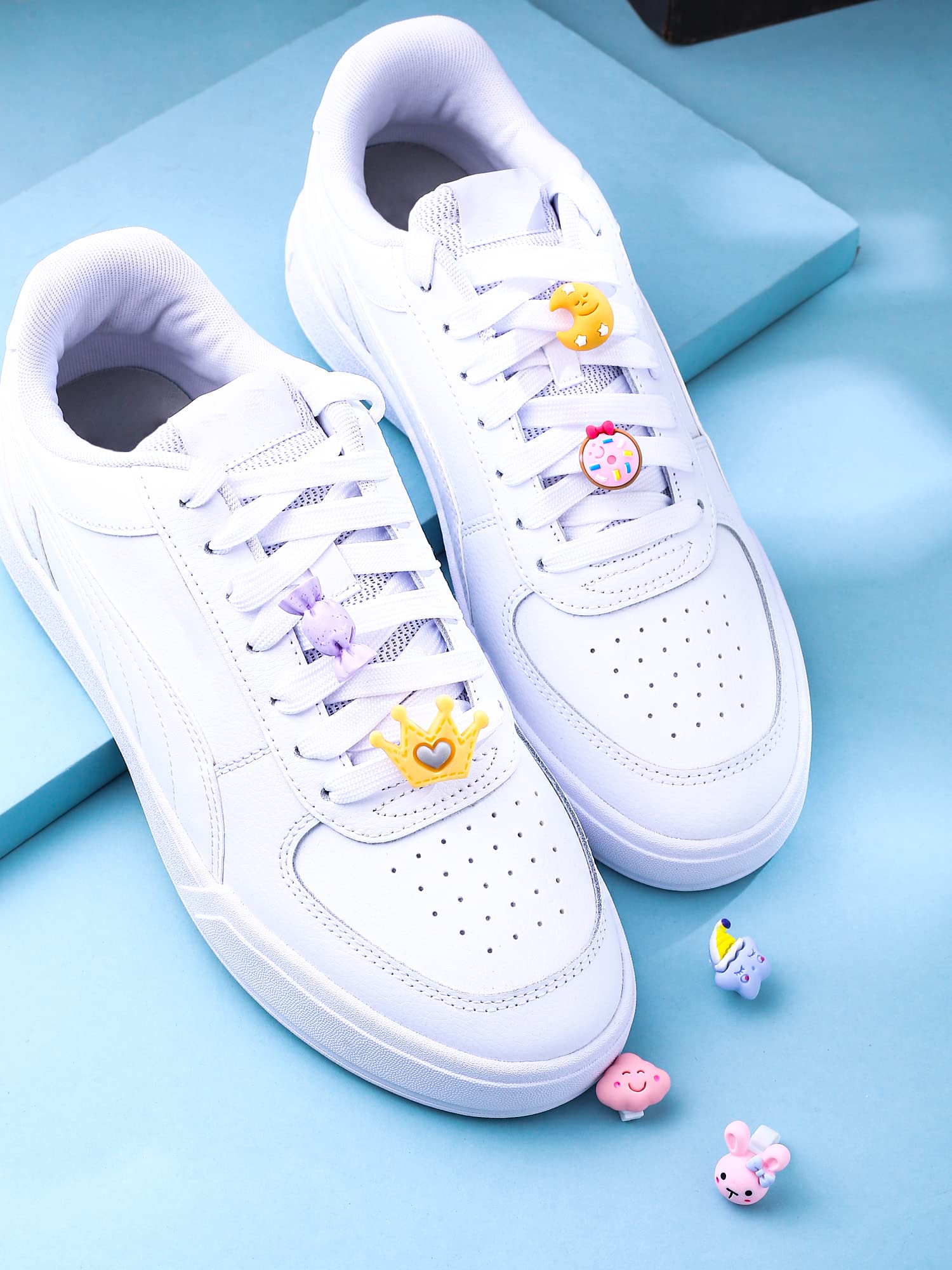 Teen's Shoe Charms Decor Pack of 8 Pcs Sneakers