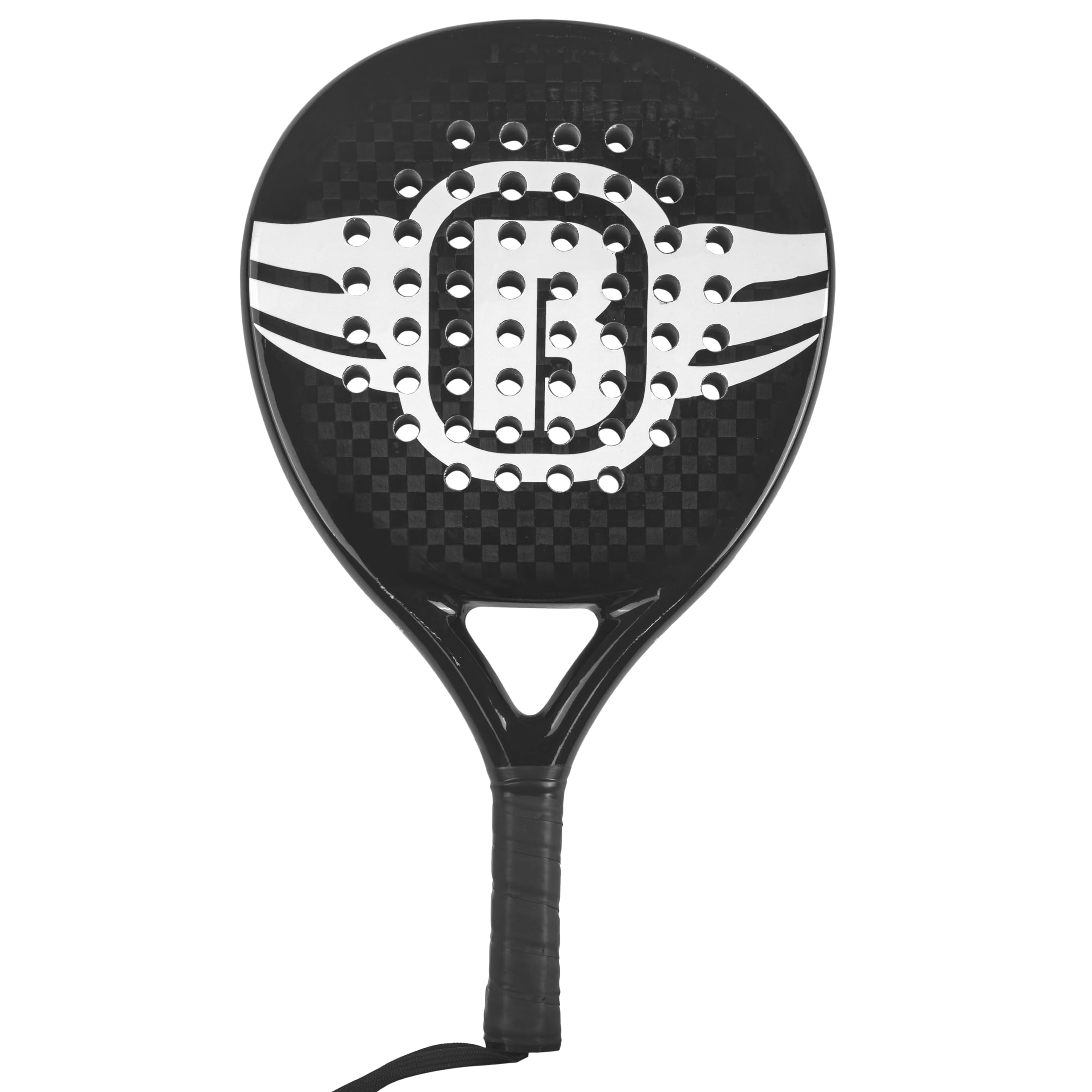 Buchii Paddle Racket with Carbon Fiber Surface Composite Core for Outdoor and Indoor Durable and Light Weight
