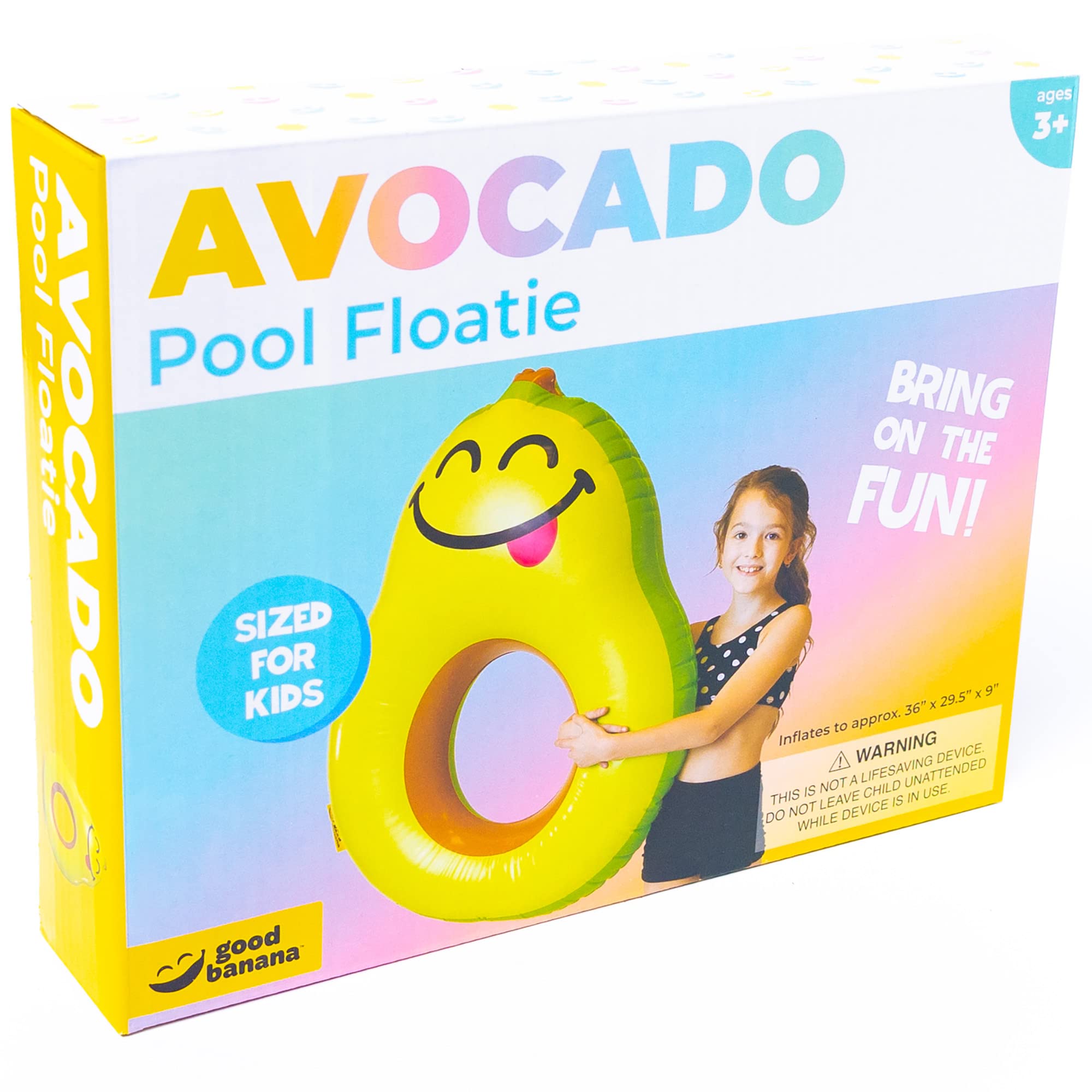 Backyardigans Pool Floatie Good Banana: Avocado Pool Floatie - Kids Inflatable, Pool & Water Toy ...