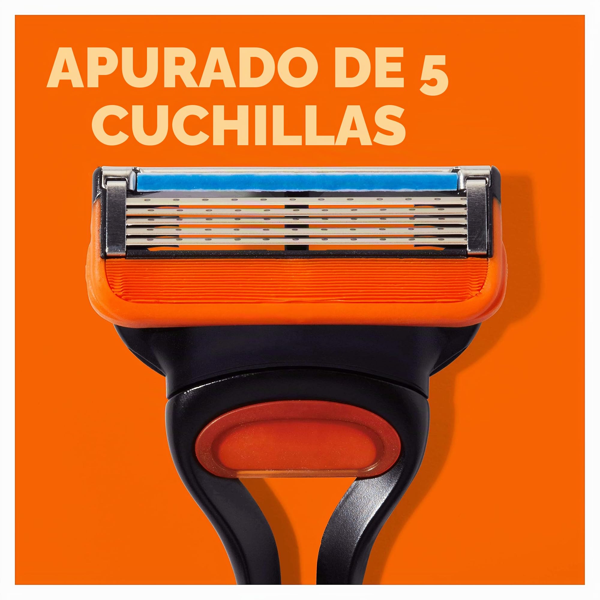 Gillette Fusion5 Cuchillas de recambio para maquinilla de afeitar, 8 unidades