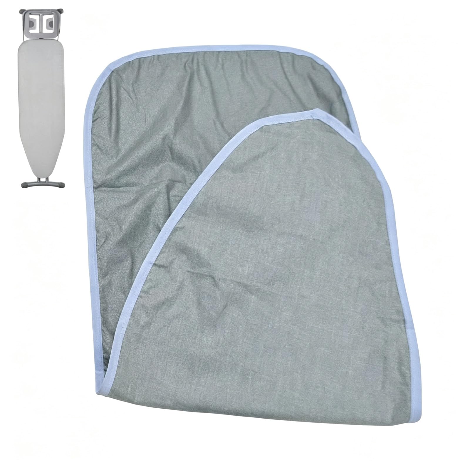 Hitzebeständiger Bügelbrettbezug,mit Baumwolle Gepolsterter Bügelbrettbezug | Hitzebeständiger Stoff, elastisches Kordelzugdesign, mit Einfassung(52.0 x 19.7 in)