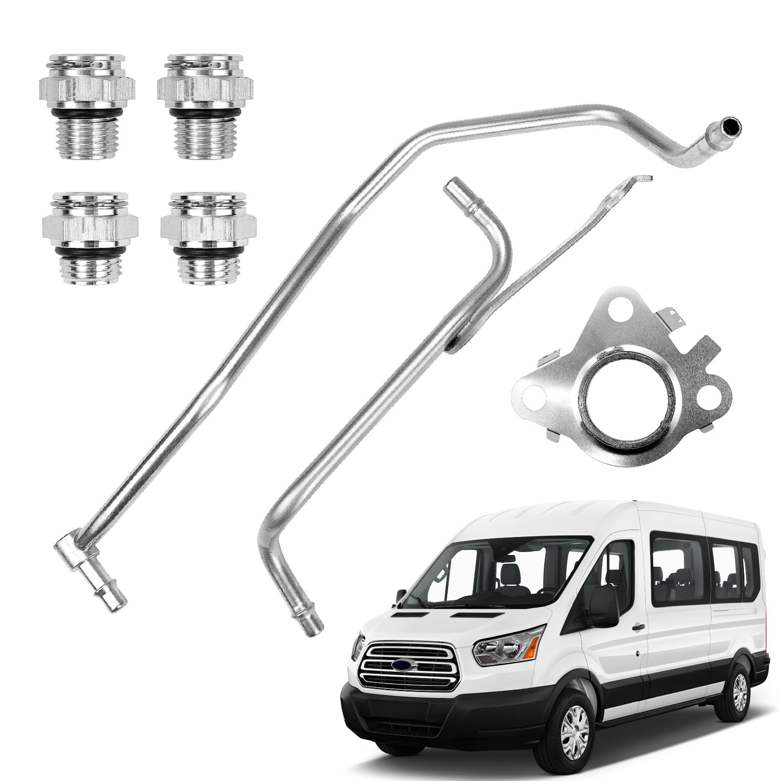 926 87 Turbo Coolant Line Driver Side Turbo Coolant Line Kit For