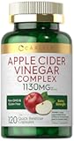Apple Cider Vinegar Complex Capsules | 120 Pills | with Cayenne and Ginger | Non-GMO & Gluten Free Supplement