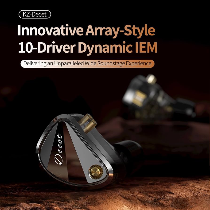 Amazon.co.jp: KZ Decetインイヤーモニターヘッドフォン、5つの