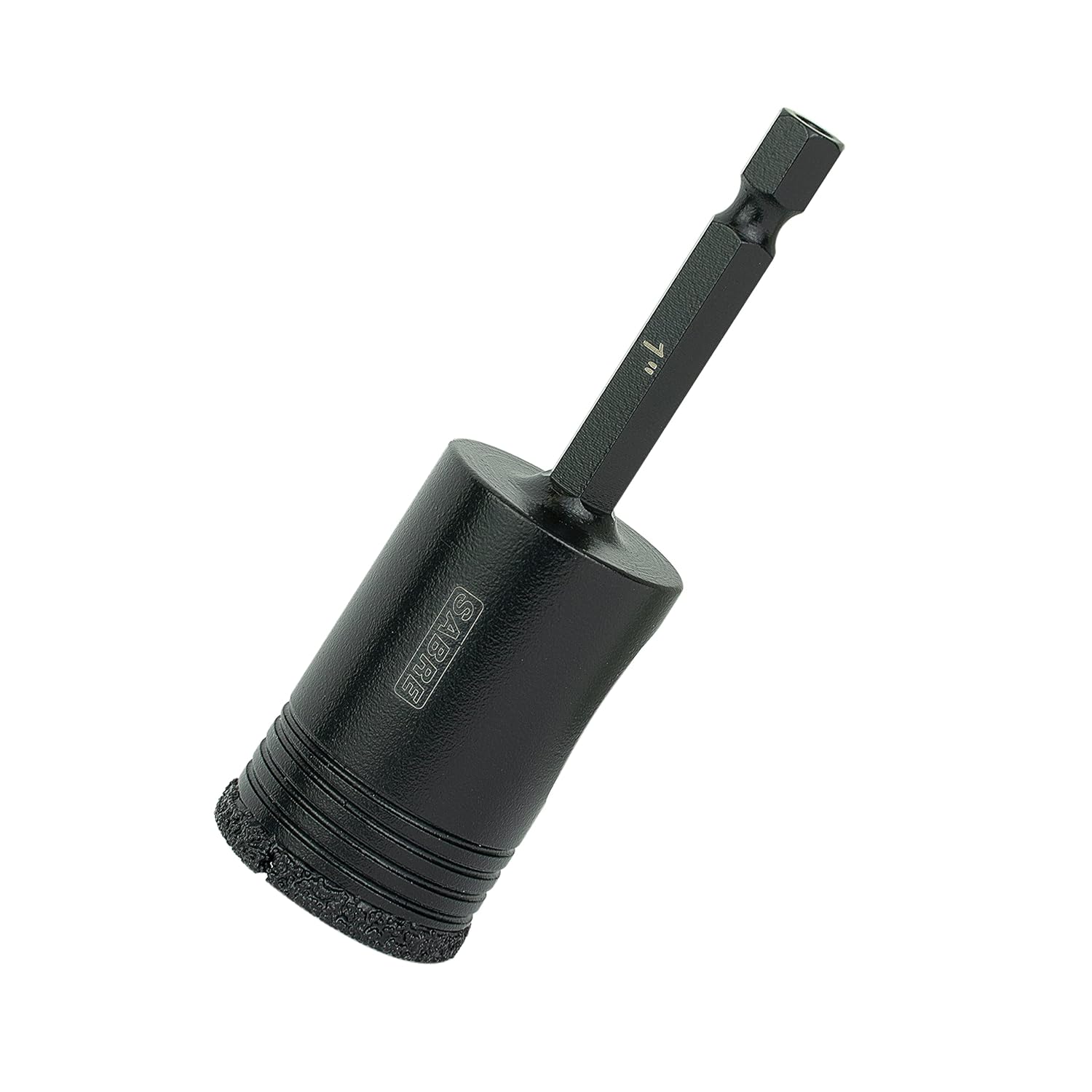 1 Inch Diamond Hole Saw, Hex Shank, One Piece Vacuum Brazed Diamond Drill Bit - Power Drill Bit for Granite, Tile, Porcelain, Stone, Glass (1")