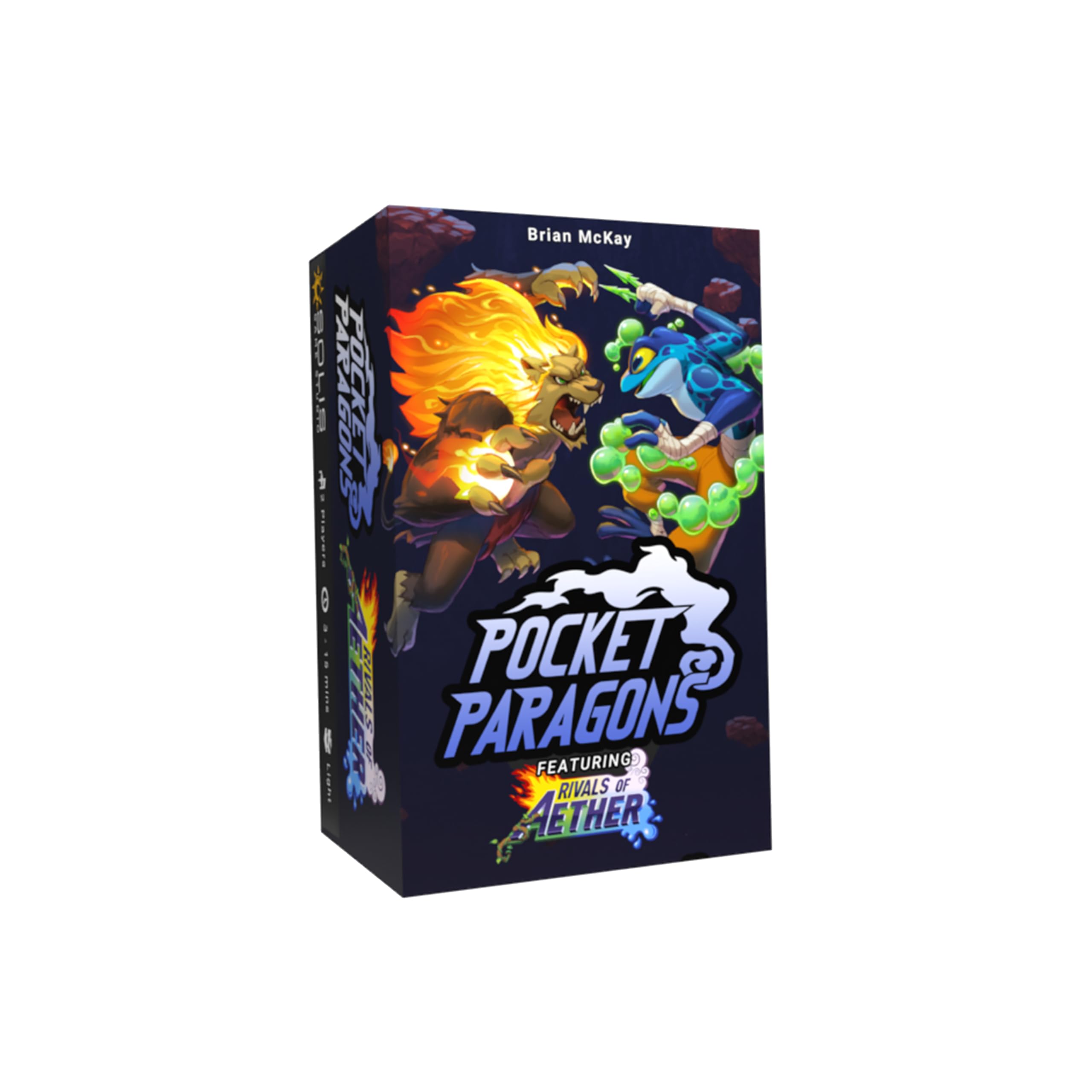 Pocket Paragons: Rivals of Aether- Intense Two Player Battles in The World of Rivals of Aether! Fighting Card Game for Ages 15+, 10 Minute Playtime