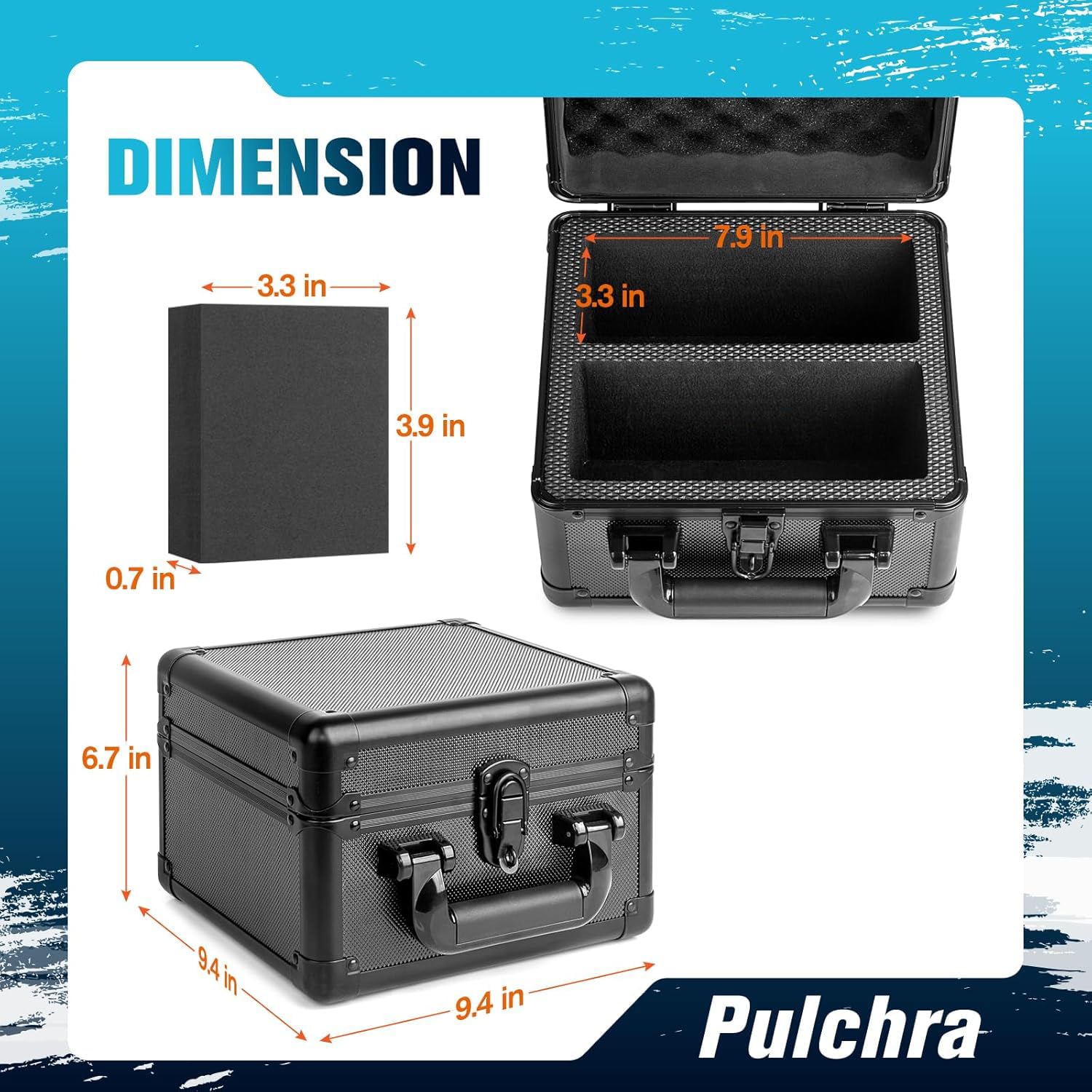 Pulchra Boîte de Rangement pour Cartes Gradées, Top Loader Boîtes avec Séparateurs, Boîte de Cartes Sport pour PSA MTG CSG BGS SGC, Boite Rangement Carte pour Collectionneurs