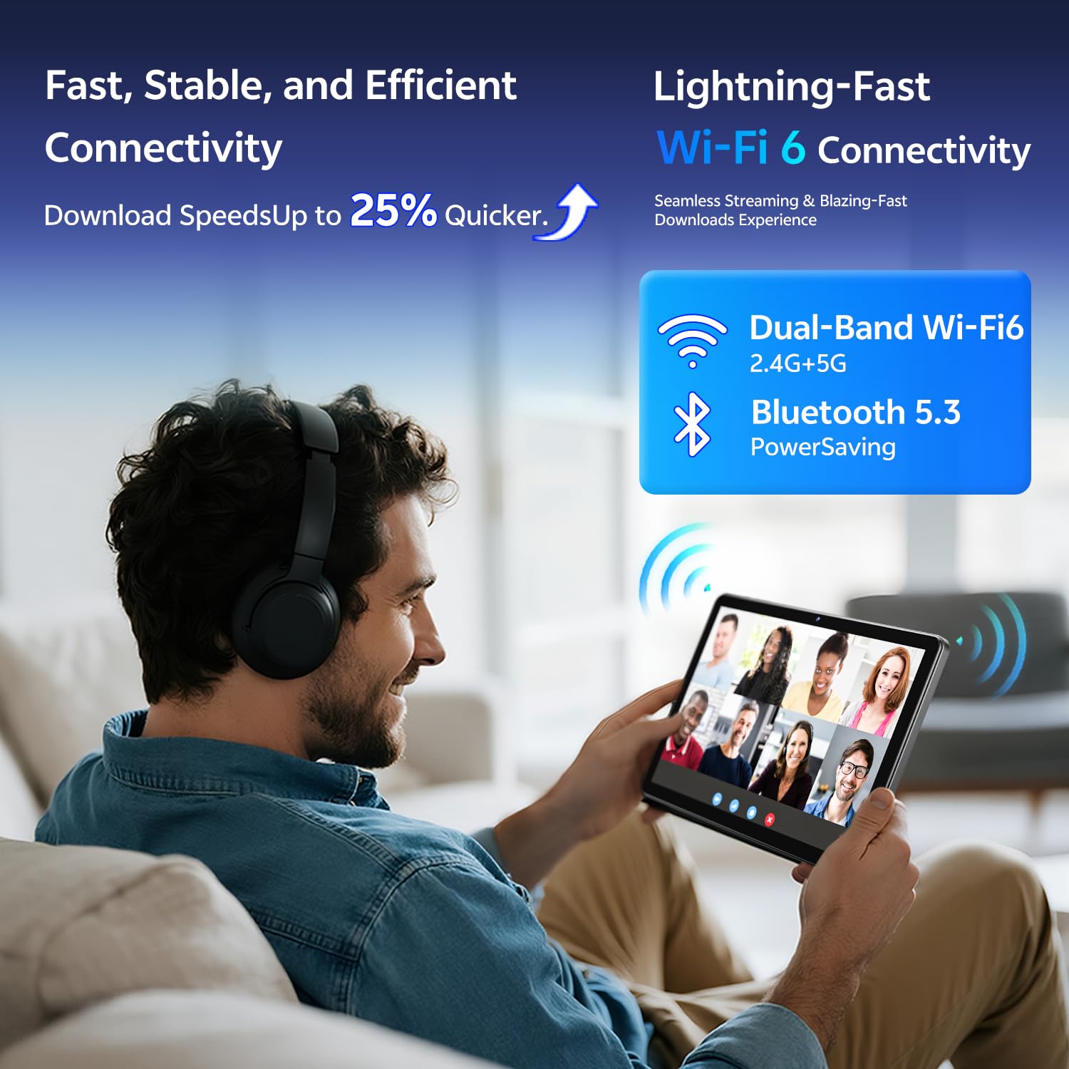 SVITOO Android Tablet, 11 Inch Android 15 Tablet 2025, Octa-Core