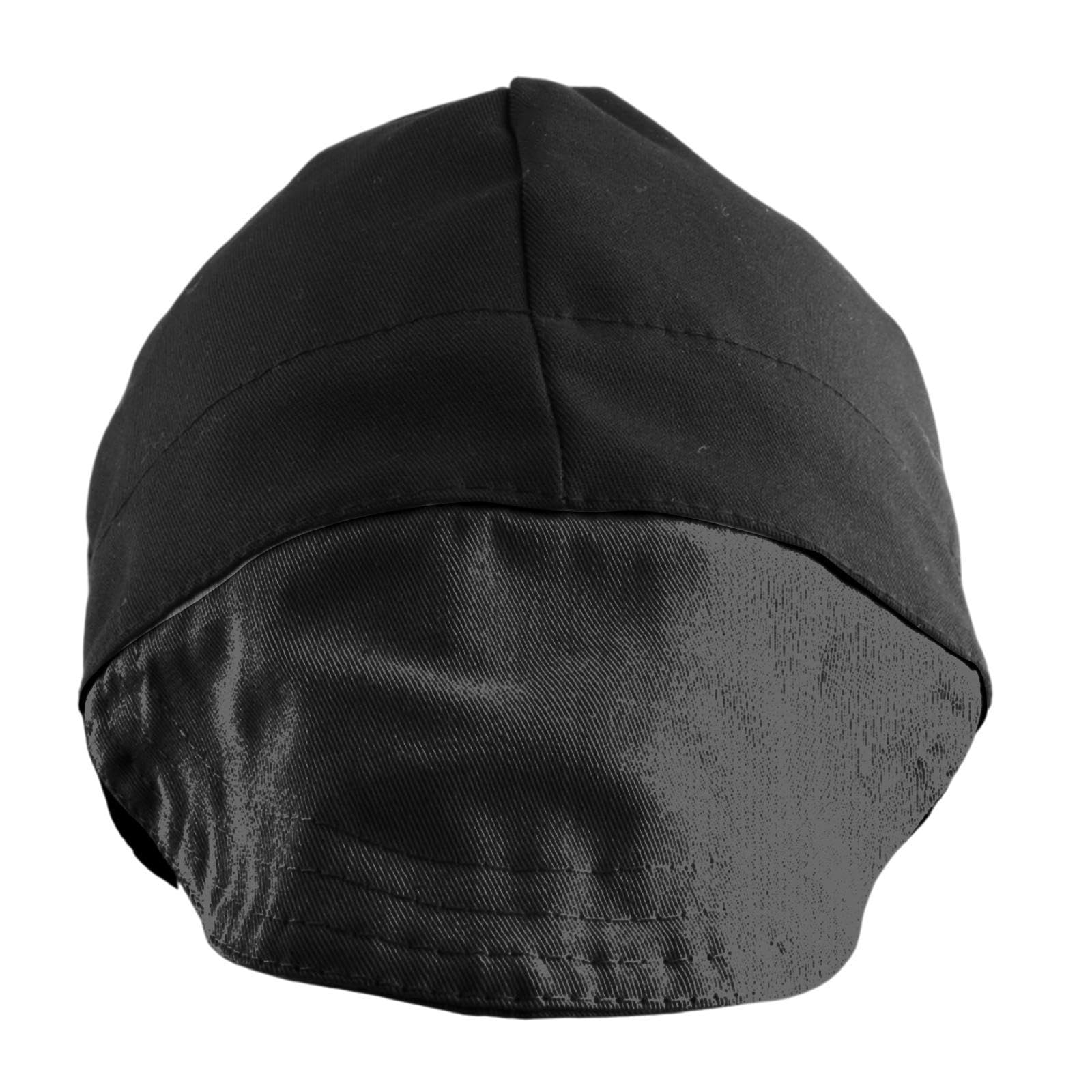 MagiDeal Gorro de soldadura resistente a las llamas, cubierta segura ignífuga, cómodo, resistente a las llamas, gorro para soldar a prueba de polvo, casco de, Negro