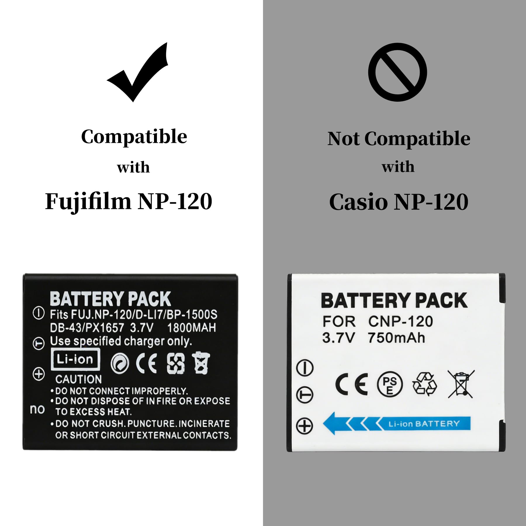 Amazon.com : Norifon NP-120 USB Charger for Fujifilm FinePix 603