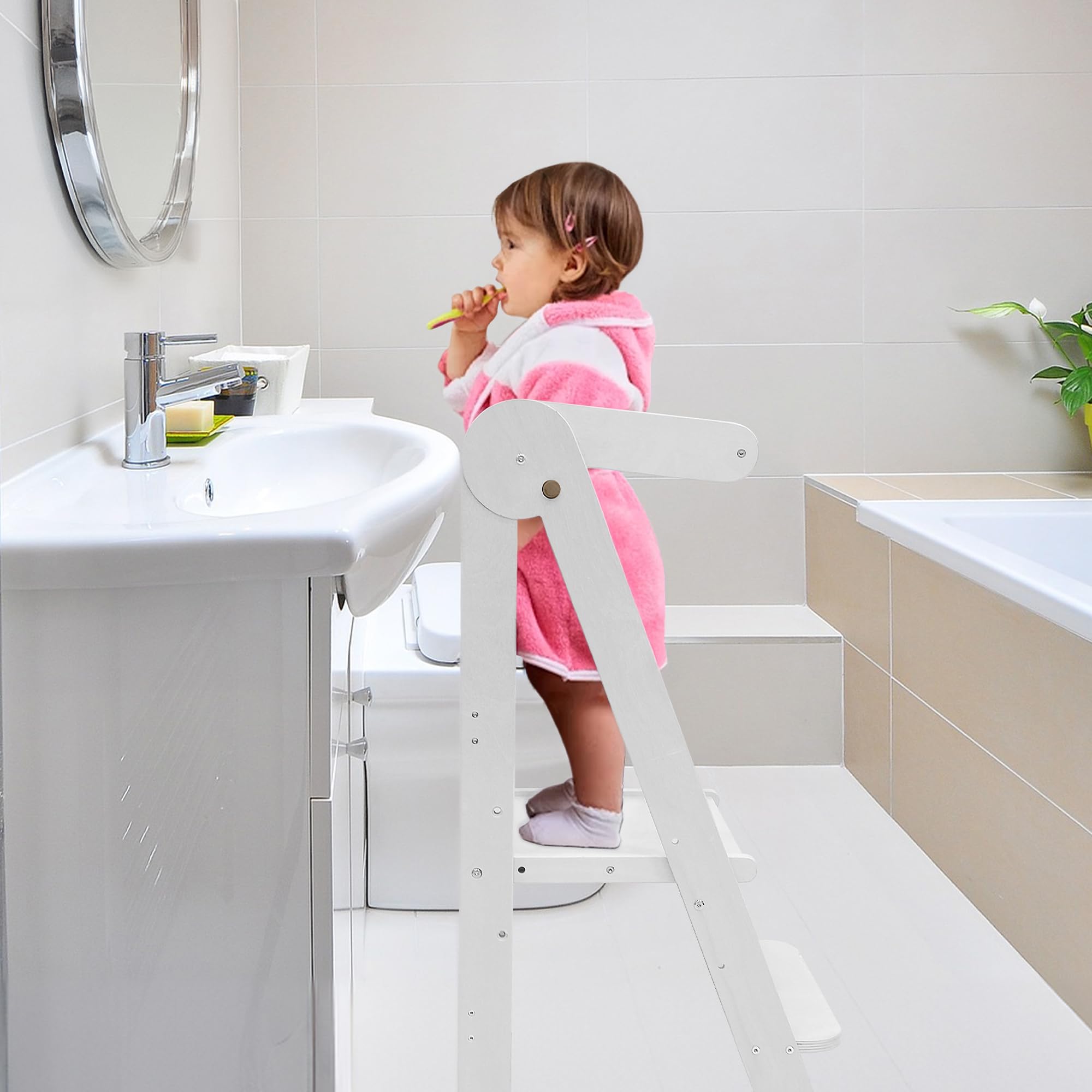 Amazon.co.jp: 折りたたみ式幼児用キッチンスツールヘルパー折りたたみ 