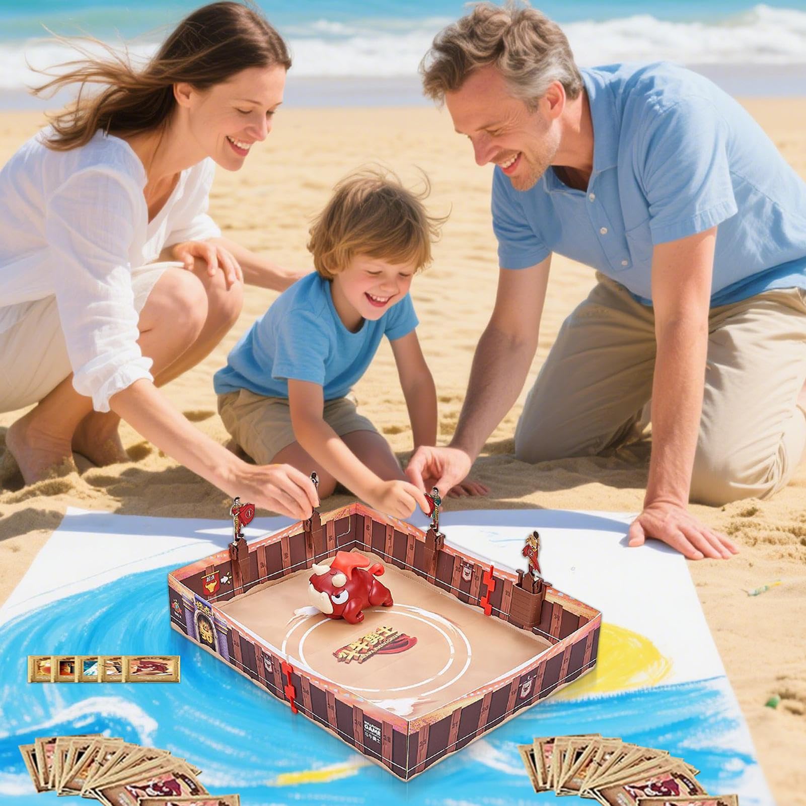 Générique Gesellschaftsspiel Tauromachie – kooperatives Spiel zum Thema – interaktives Spielzeug für Kinder von 3 bis 12 Jahren, ideal für den Einsatz im Klassenzimmer und im Klassenzimmer