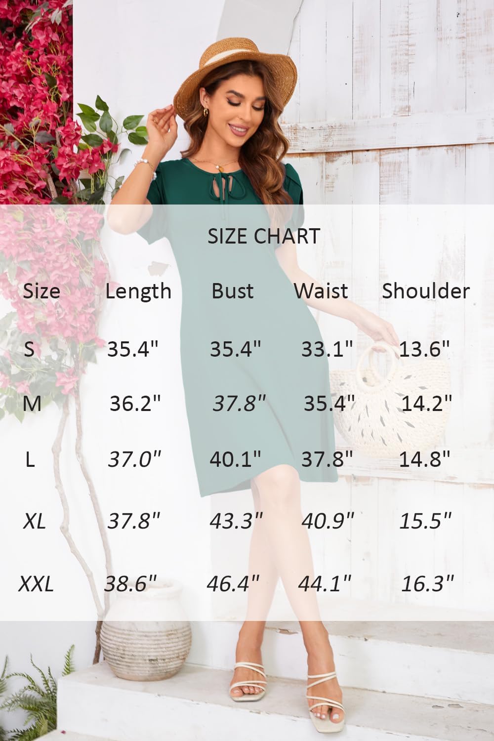 Women's Summer Dresses 2026 Casual T Shirt Dress Short Sleeve A-Line Dress Loose Sundress Swing Dress with Pockets - Image 6