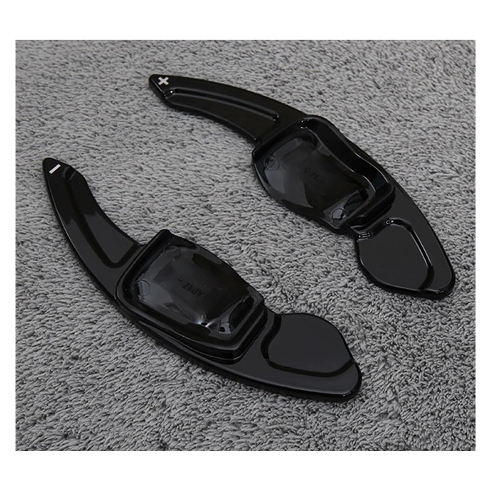 Yakisa Black Paddles Shift For Seat For Leon 2009-2014 Car Steering Wheel Shift Paddle Extension Shifters Paddle Shifter(Black)