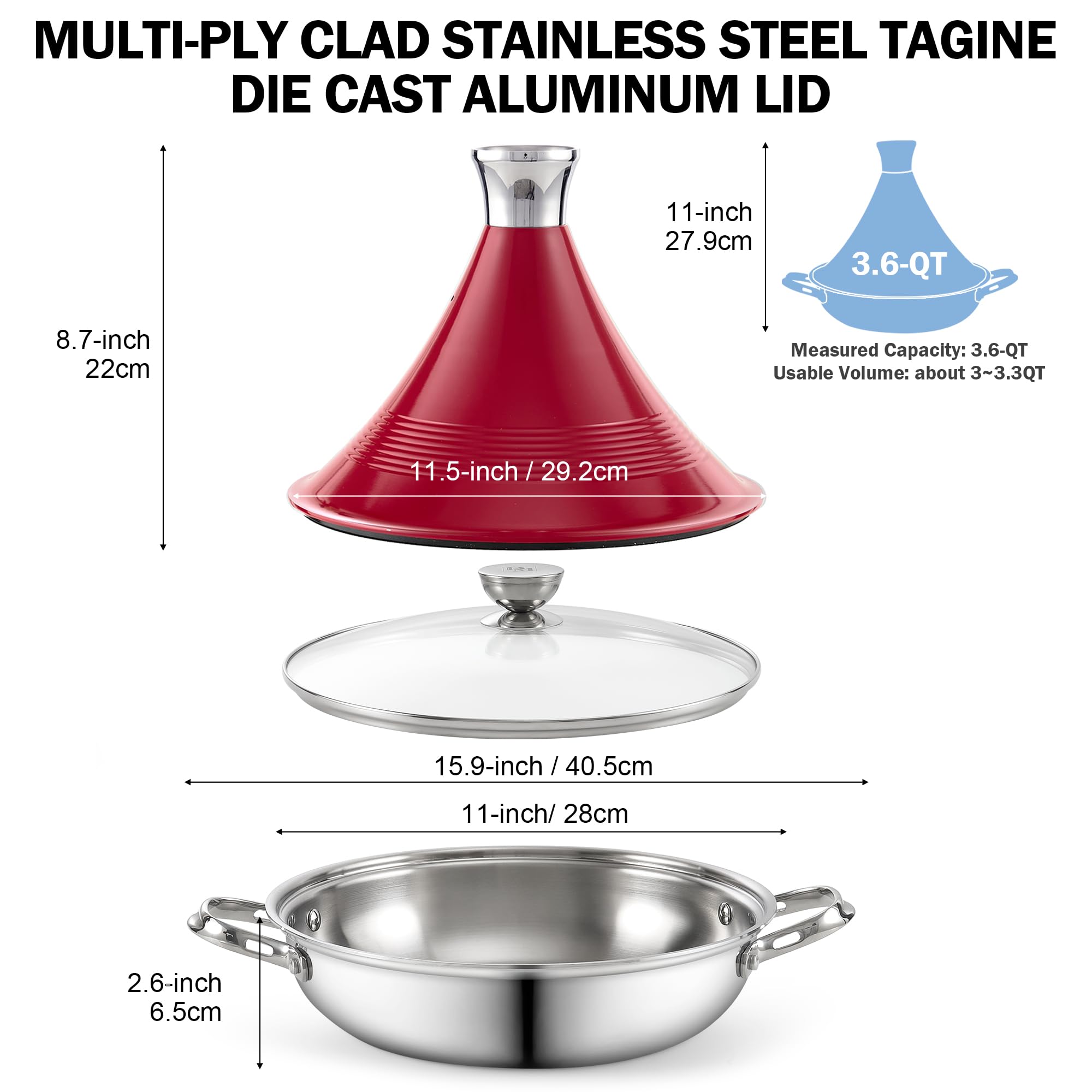 DM Tagine Pot - Moroccan Cooking Made Easy -2