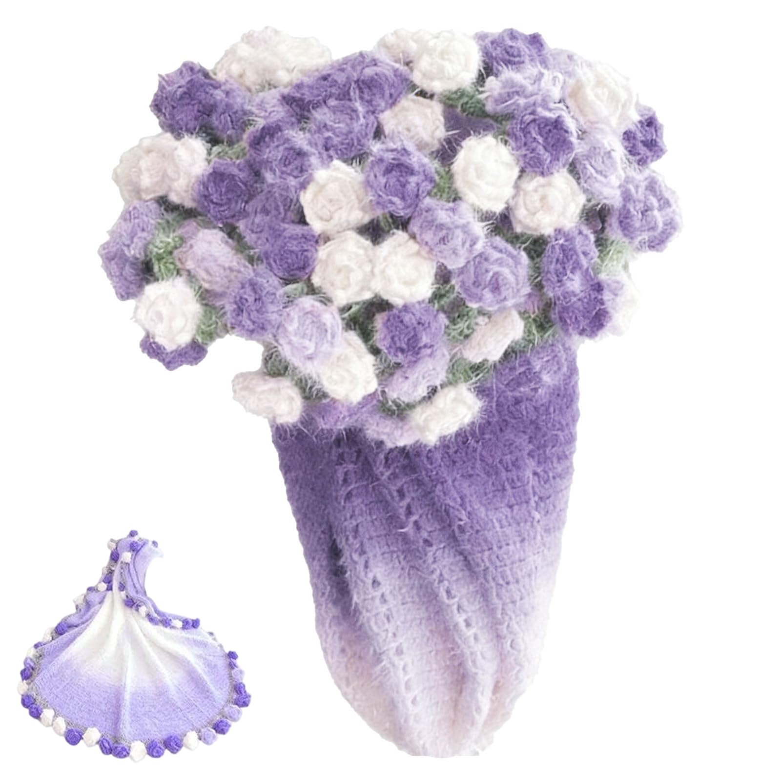 Cadeau romantique pour maman avec cette couverture de bouquet ronde