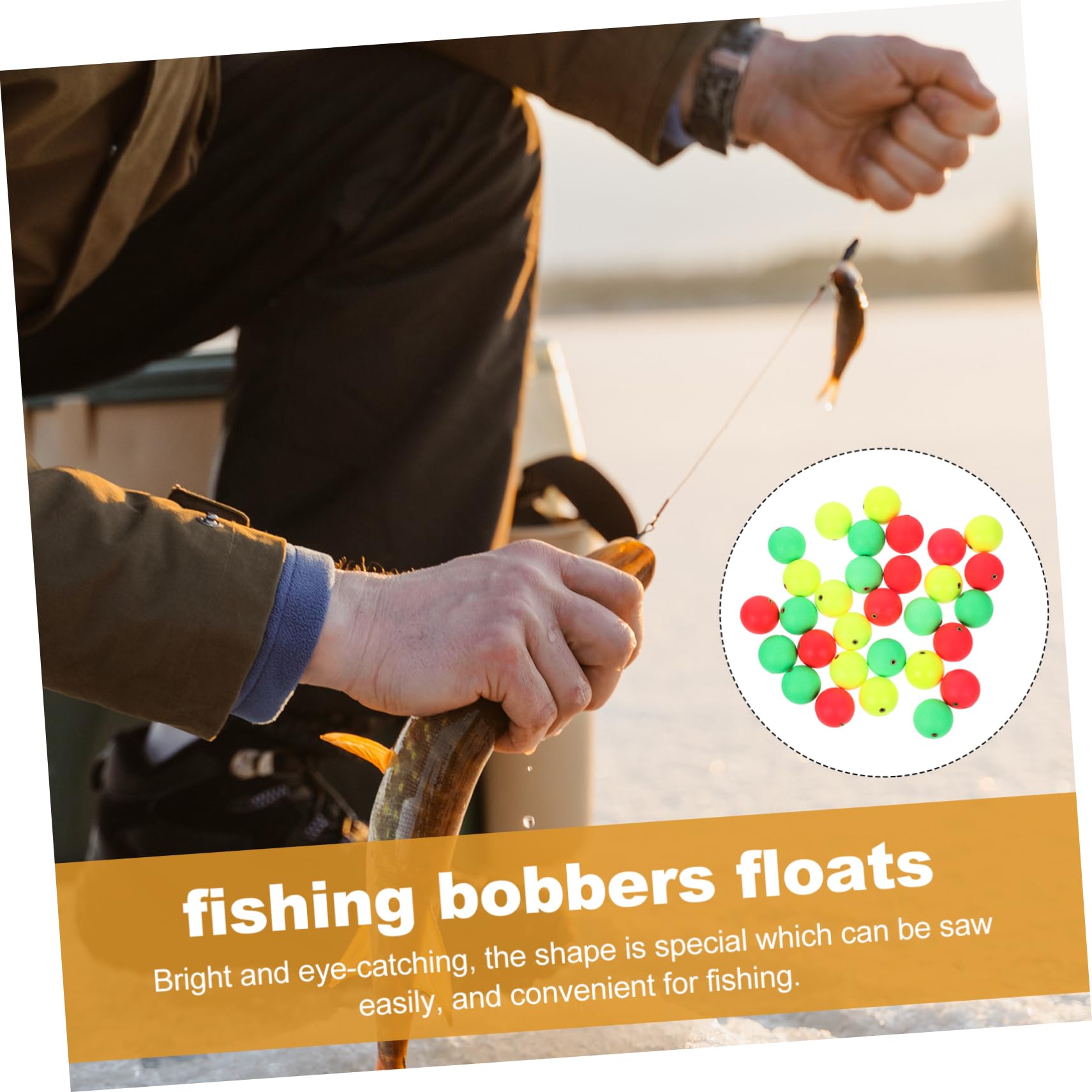 POPETPOP Lot De 4 Bouées De Pêche Flottantes en Mousse pour Ligne De Pêche Idéales pour La Pêche À La Mouche Et Les Montages Pompano 30 Pièces X 4