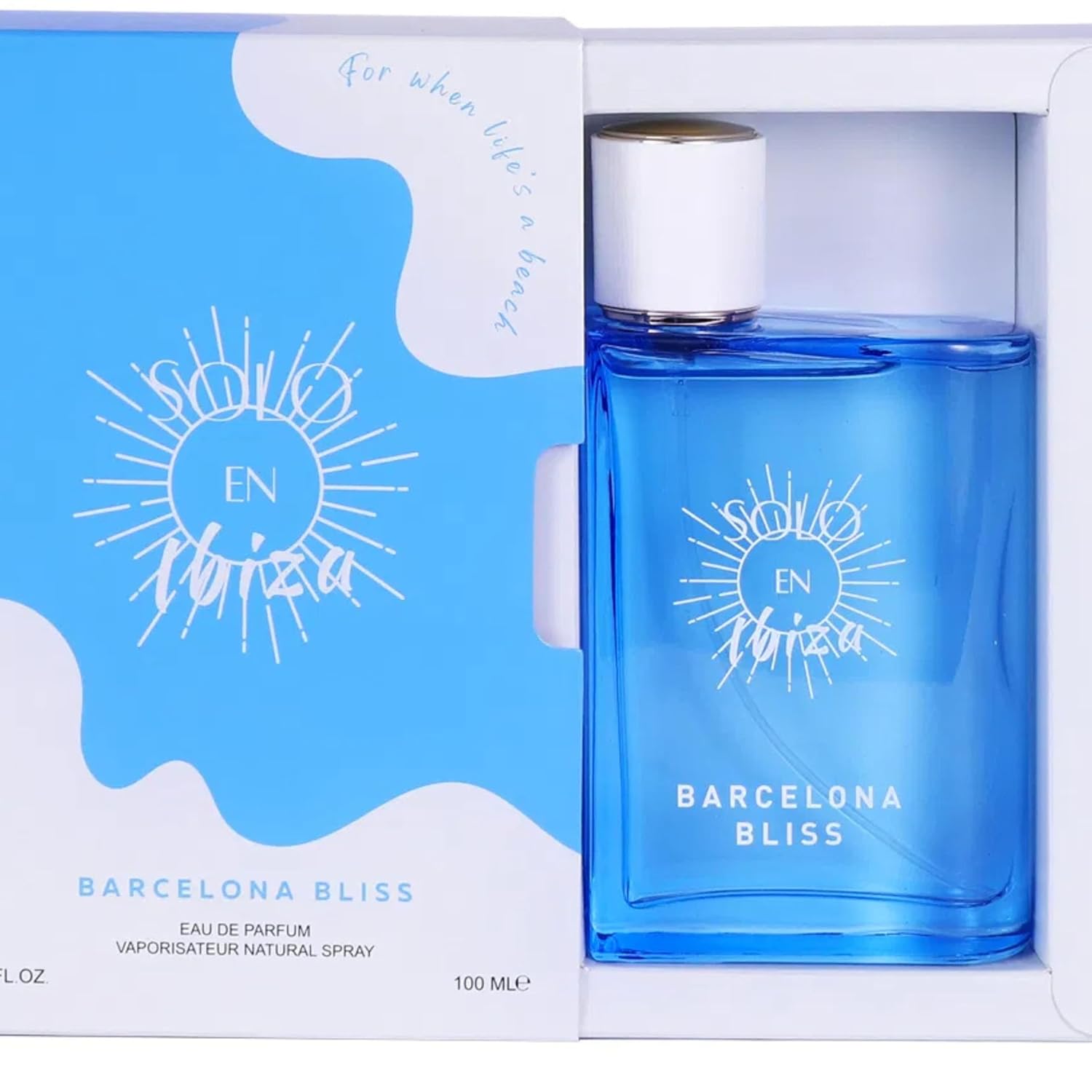 OSFA Long-Lasting Women's Eau De Parfum Spray, SOLO EN, 3.4 F.0z|Vanillaand Jasmine, Perfect For Dating, Parties And Gift Giving, Perfume Can Make You Fragrant All Day Long