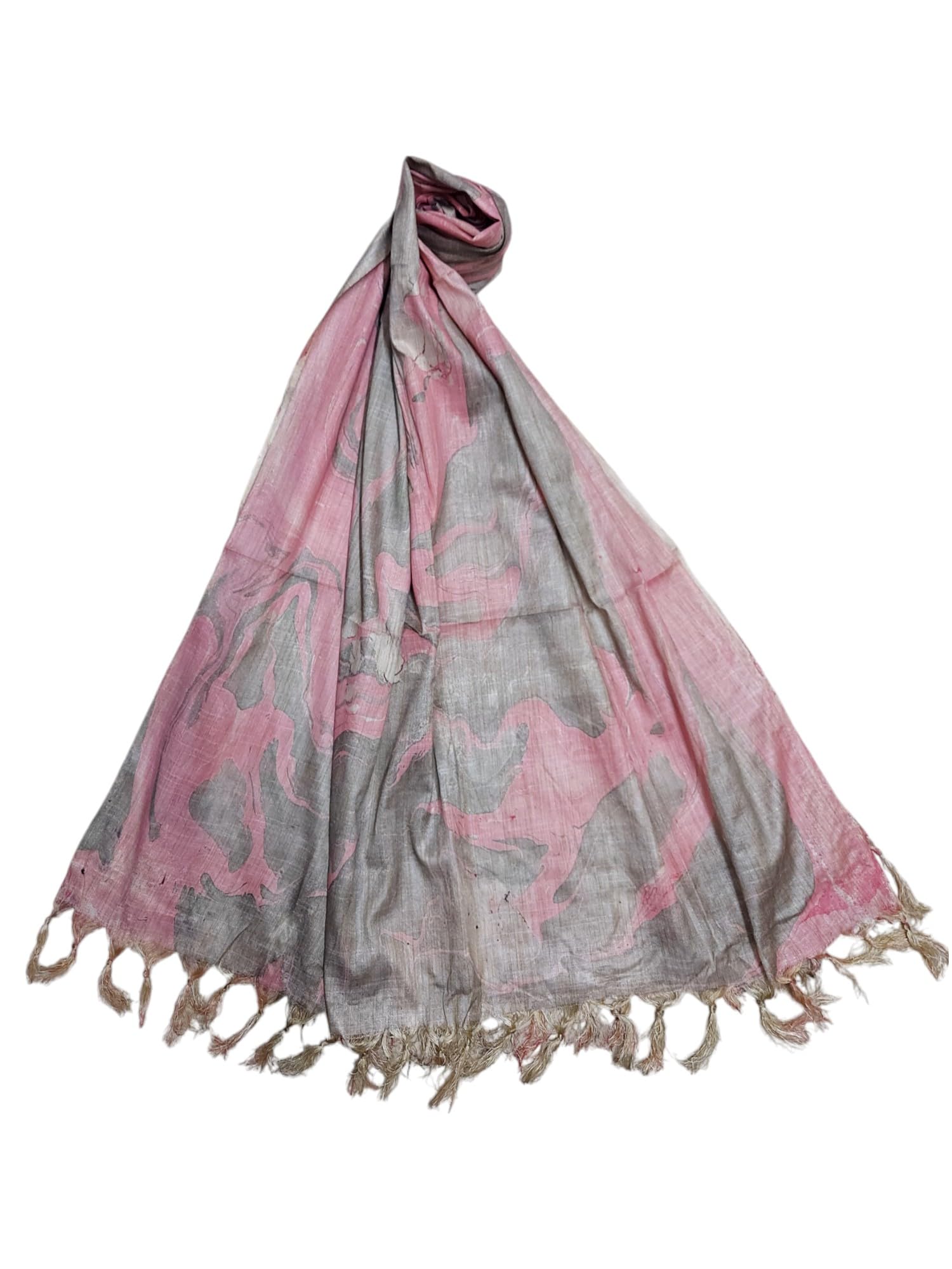 ivikta Premium Marble Print Cotton Silk Dupatta for Women & Girls | Printed Silk Dupatta | Chunnis for Women-picture-32