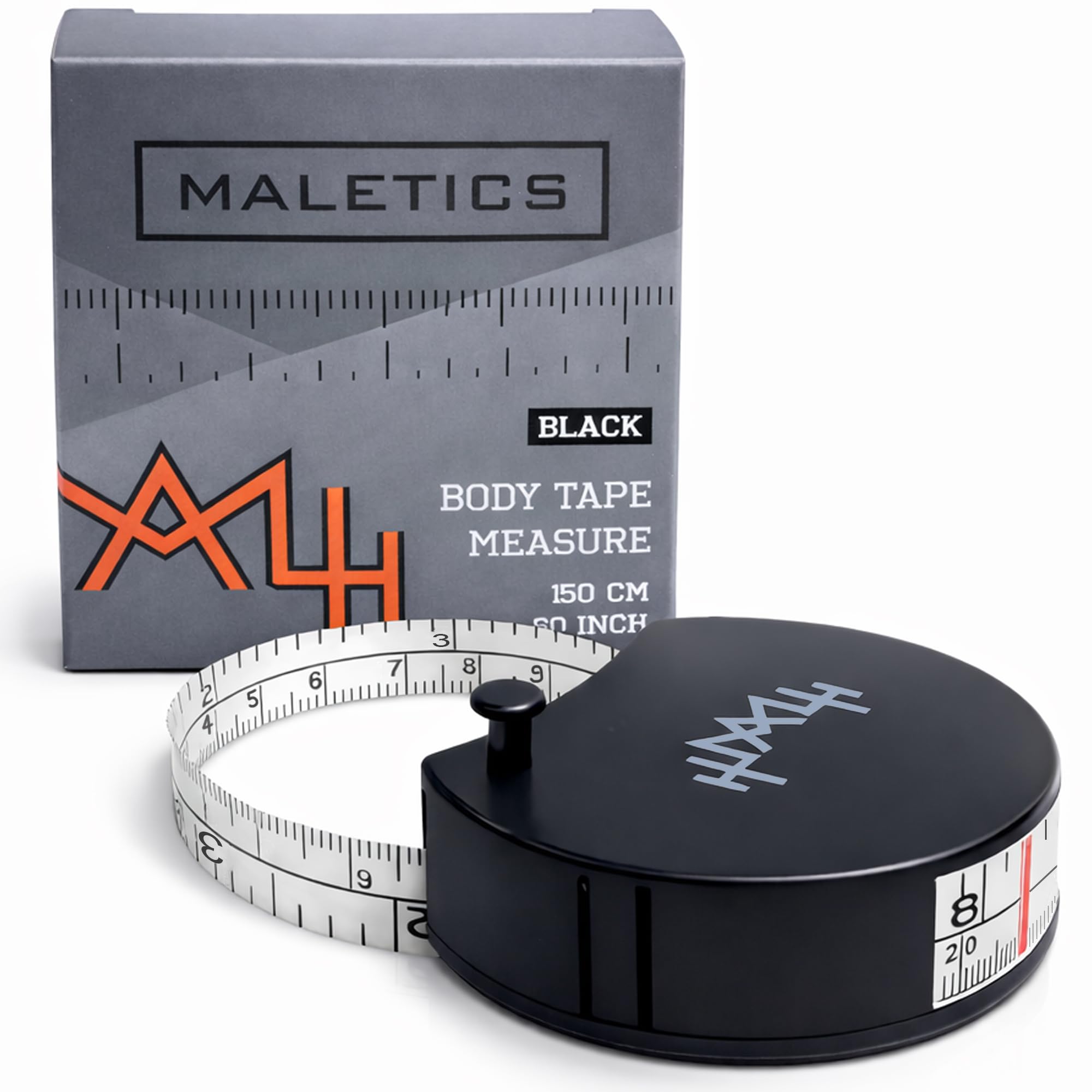 Pin Lock Body Tape Measure Compact Measuring Device 150cm 60 Inch Weight Loss Monitoring Fitness Tracking Fat Recording