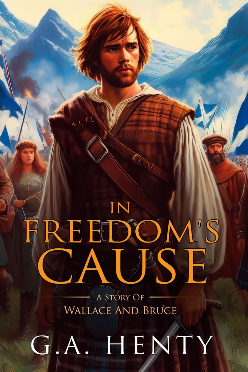 In Freedom's Cause: A Story Of Wallace And Bruce : Complete with Classic illustrations and Annotation