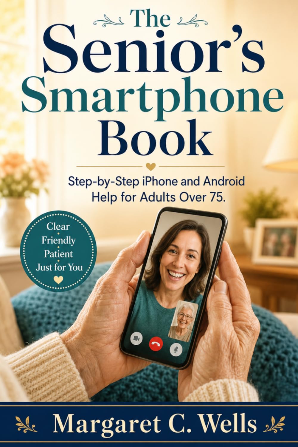 The Senior's Smartphone Book: Step-by-Step iPhone and Android Help for Adults Over 75