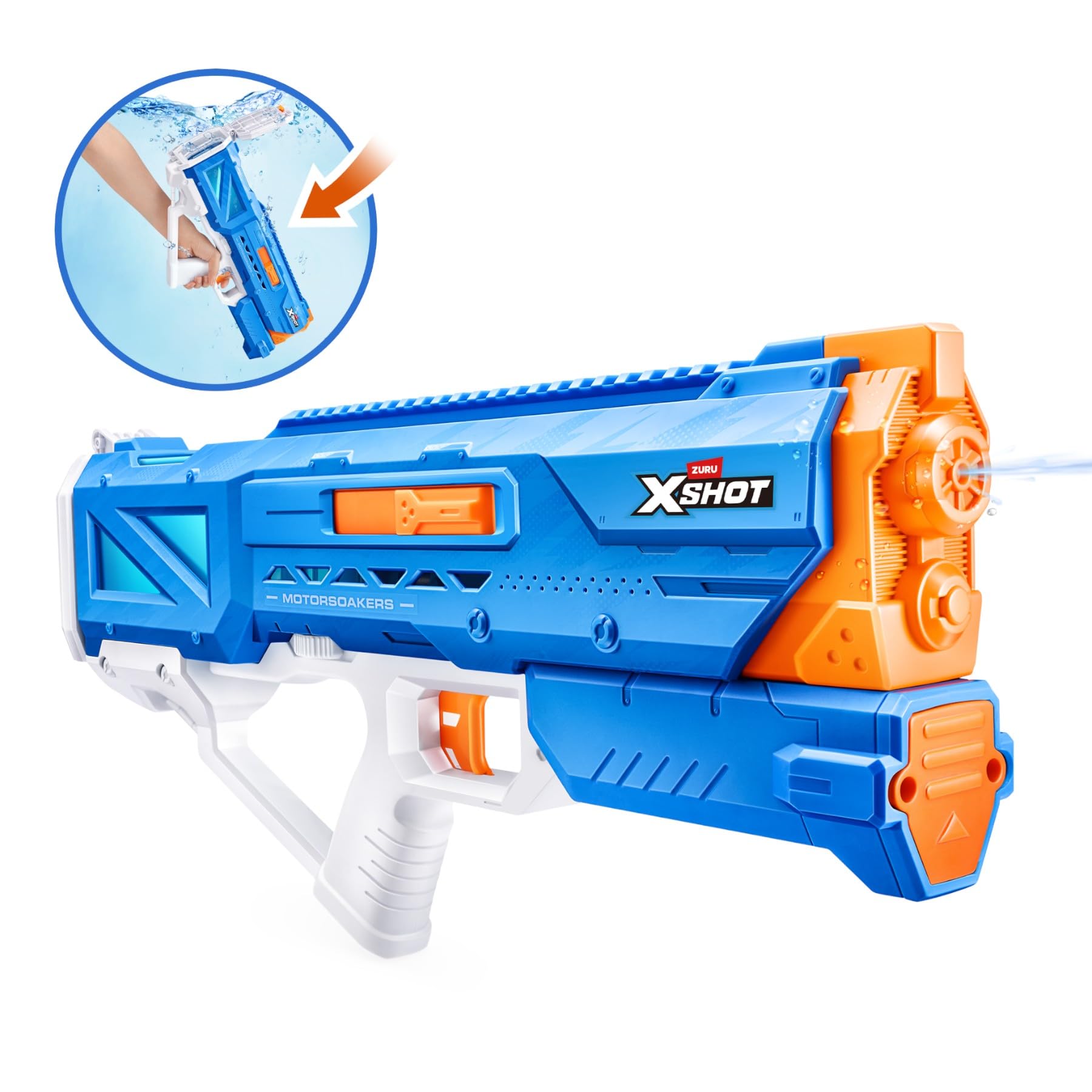 Amazon | ZURU XSHOT 水鉄砲 ハイドラパルス モーターソーカー