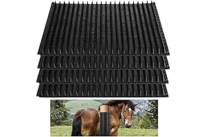 Farm Animal Scratching Assistance: 4 PCS Animal Scratchers, Cow Massage Pads, Horse...