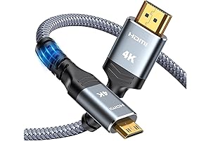Highwings Mini HDMI to HDMI 4k Cable 10ft