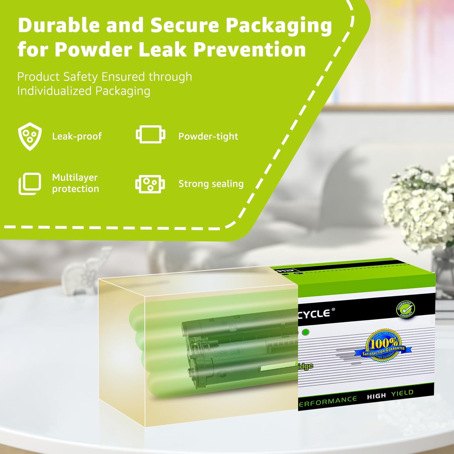 greencycle Compatible Toner Cartridge Replacement for HP 92A C4092A EP-22 LBP-800 810 1110 1120 LaserJet 1100 1100A 1100ASE 1100AXI LaserJet-1100SE-1100XI-3200-3200M-3200SE (Black, 1-Pack)