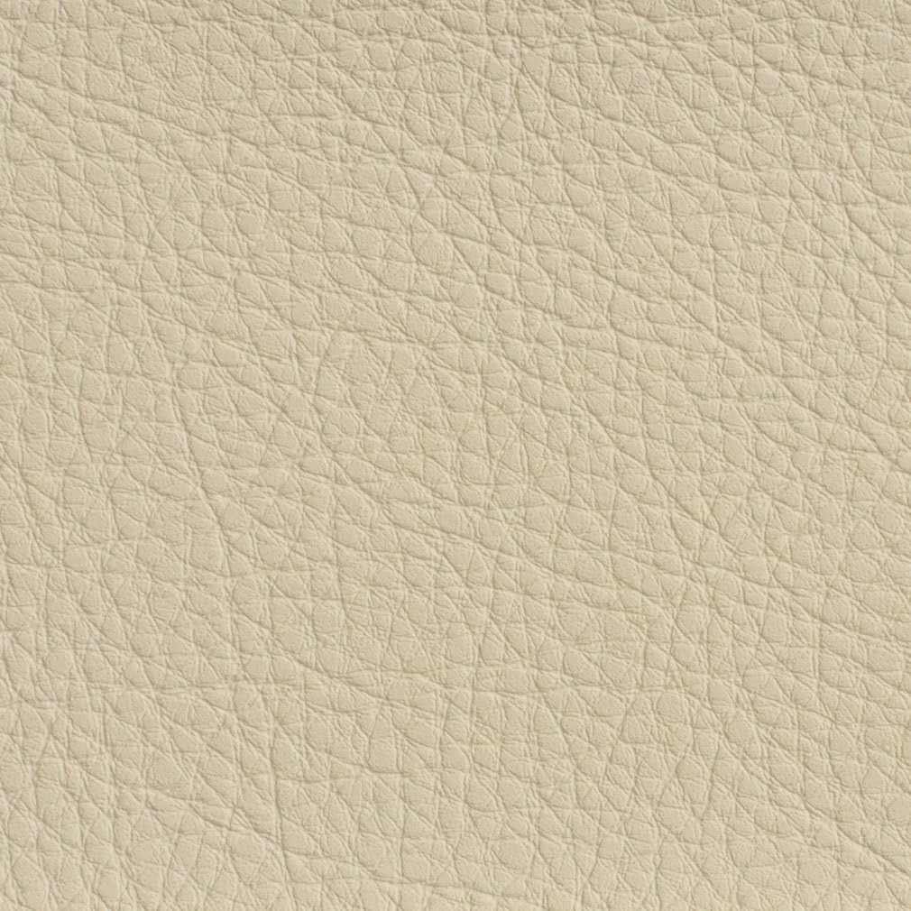 G175 Ivory Pebbled Outdoor Indoor Faux Leather Upholstery Vinyl by The Yard