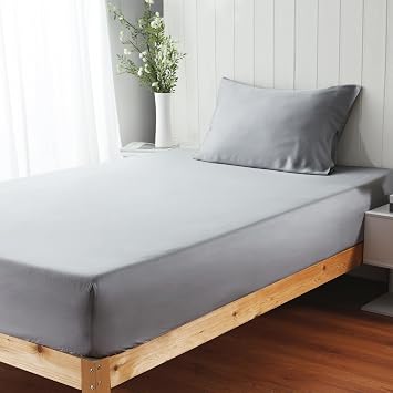 Twin Size Cooling Fitted Sheet Only, 100% Rayon Derived from Bamboo