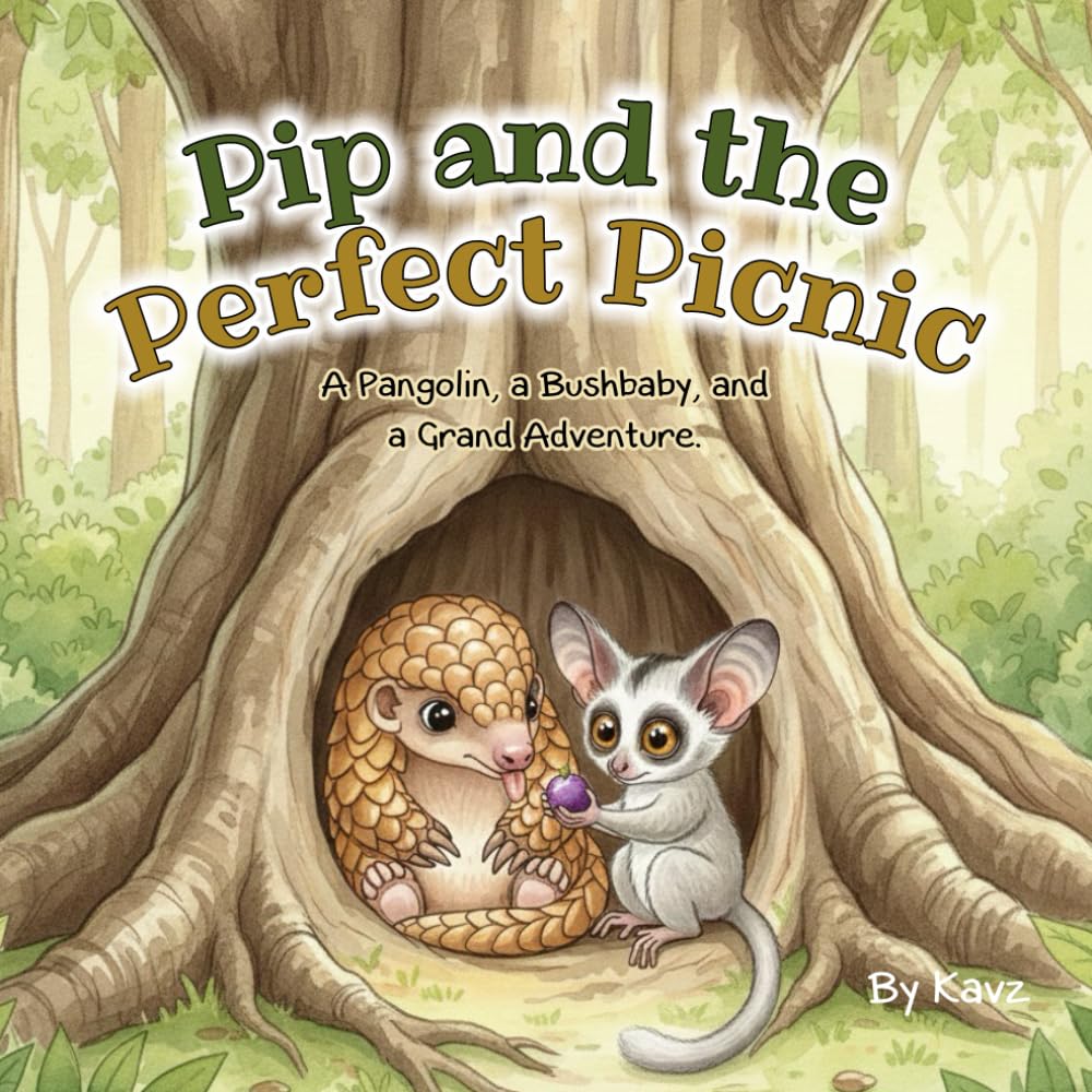 Pip and the Perfect Picnic: A Heartwarming Picture Book About a Shy Pangolin, a Bushbaby, and Finding Friendship in the Magical Forest.