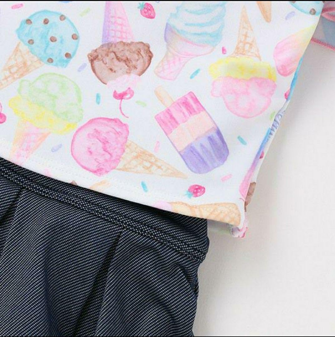 Amazon.co.jp: 130㎝ アイス セパレート 水着 マルチカラー SWIM 