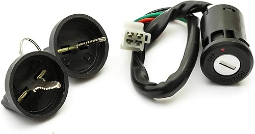 Miniatura 6 de HERIS Juego de llaves de interruptor de encendido de 4 pines con tapa para 50cc 70cc 90cc 110cc 125cc 150cc 200cc 250cc TaoTao SUNL Chinese ATV Dirt