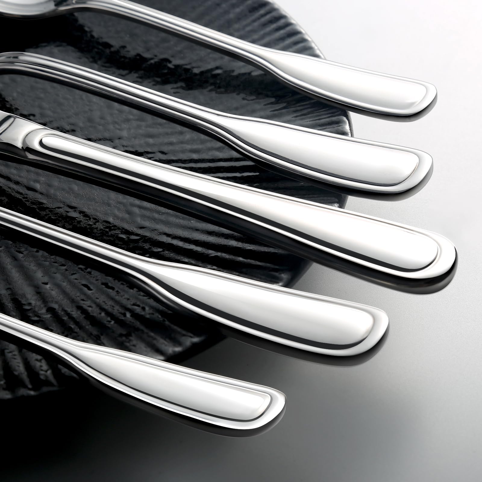 Silverware Set for 8, 40 Piece Utensils Stainless Steel Flatware Set — Amazon image 2