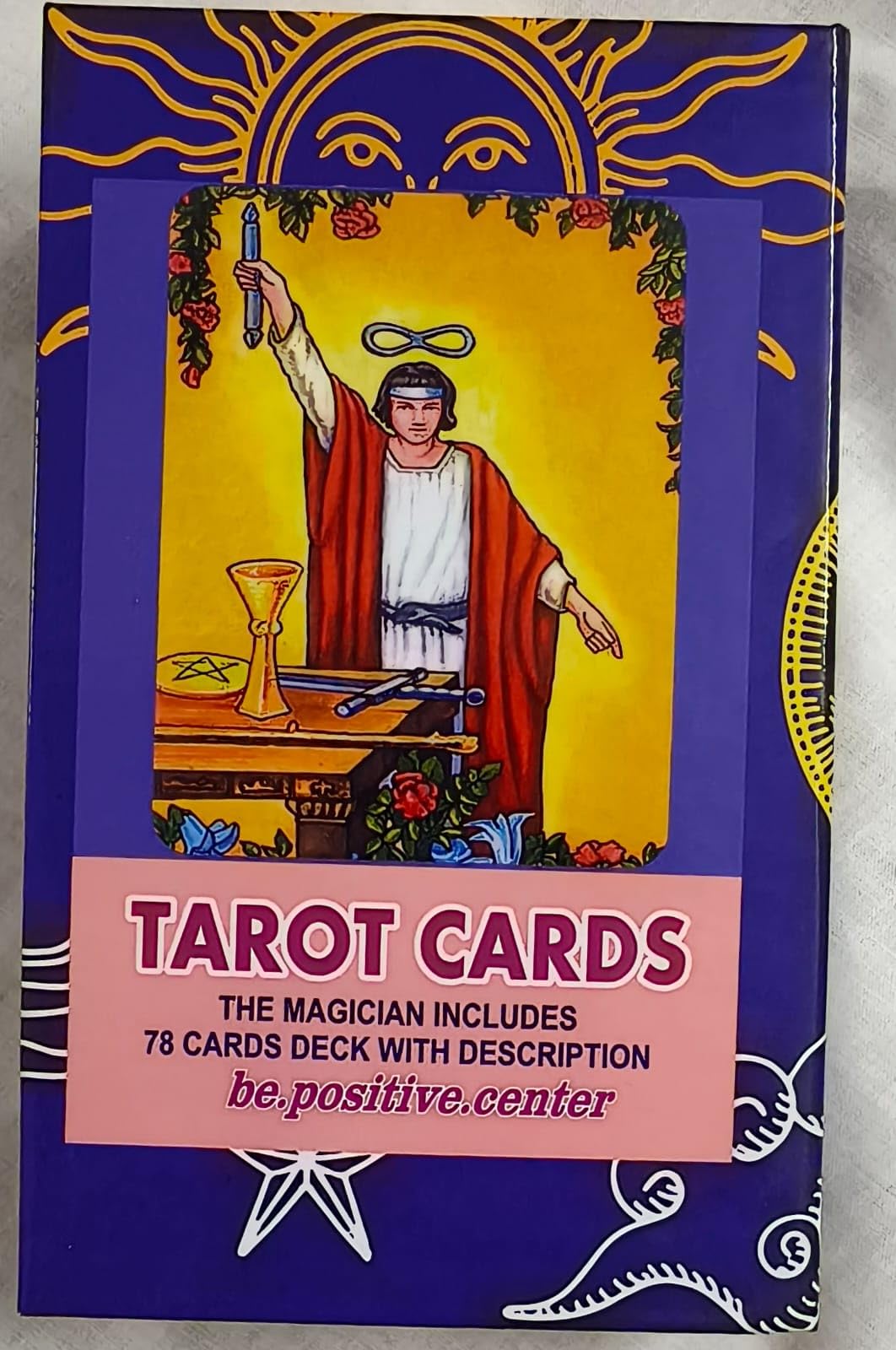BE Positive Tarot Rider Waite 78 Cards Deck for Beginners with All