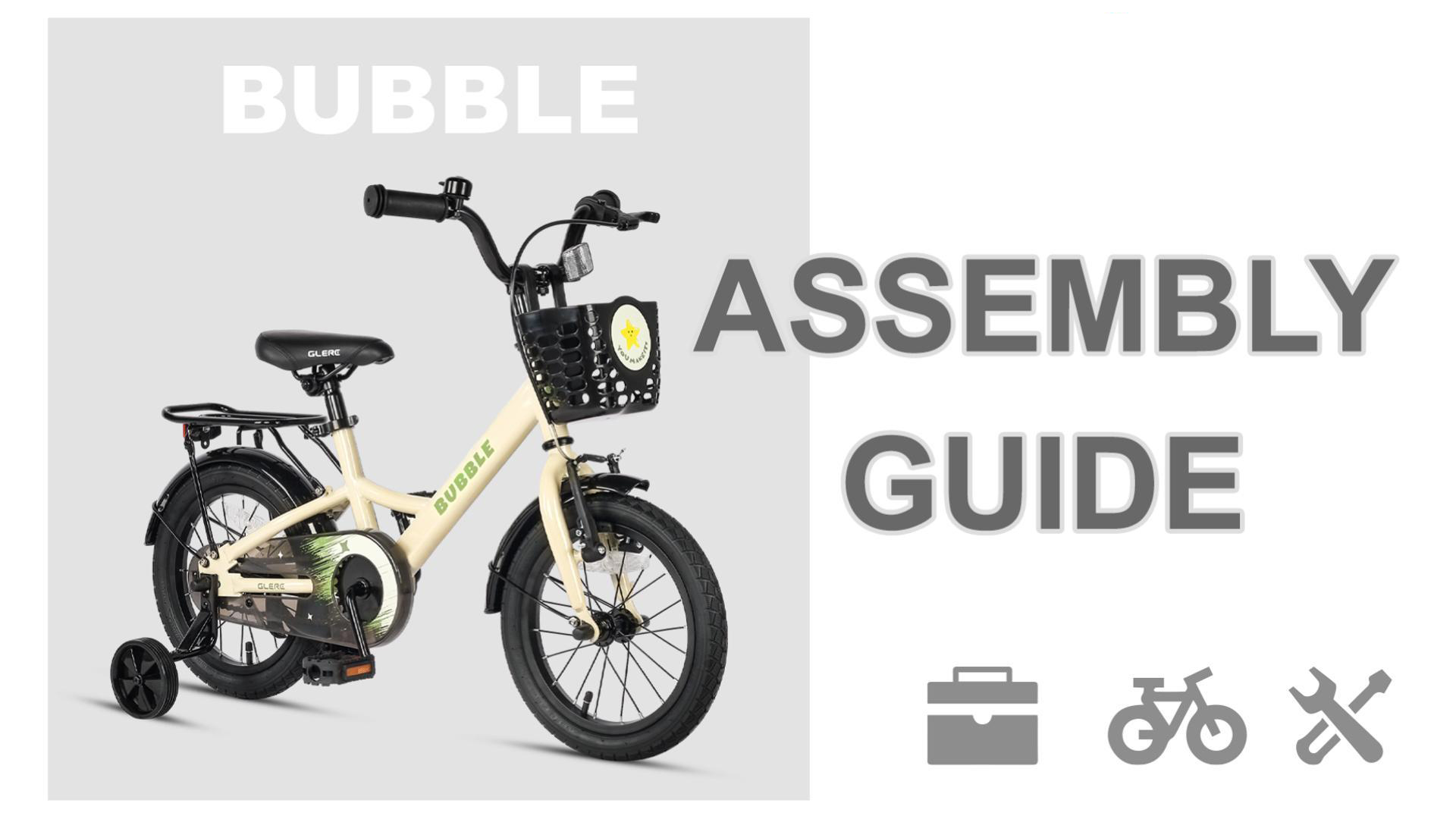 Amazon.com : Glerc Bubble 16 Inch Kids Bike for 5 7 6 8 Years Old