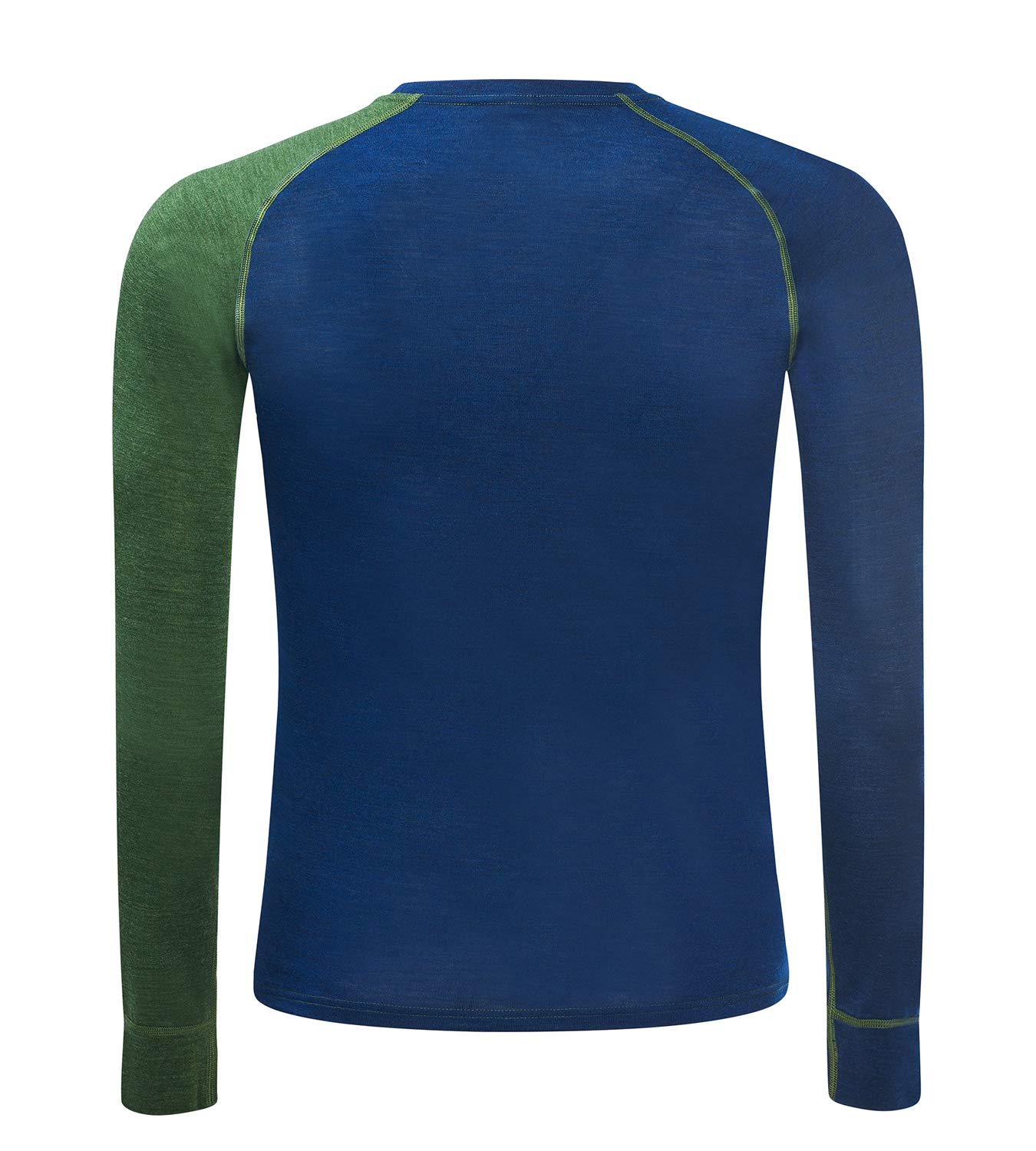 Black Crevice Camiseta de manga larga para hombre de lana merino.