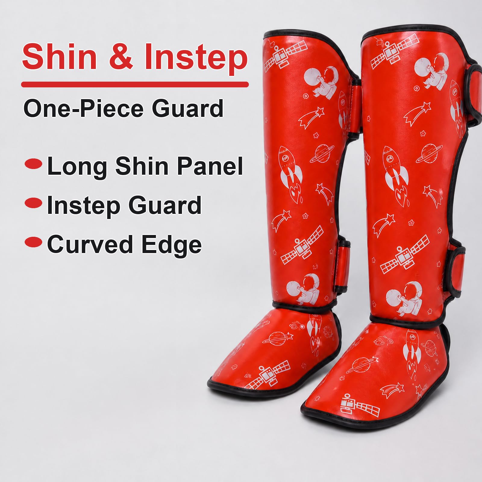 Parastinchi Piedi Protezione Shin Guard,Boxing Parastinchi Uomo e Donna,Paratibia Kick Boxing,Regolabili,vestibilità Sicura,Comodo,per Taekwondo,Muay Thai,Sport da Combattimento