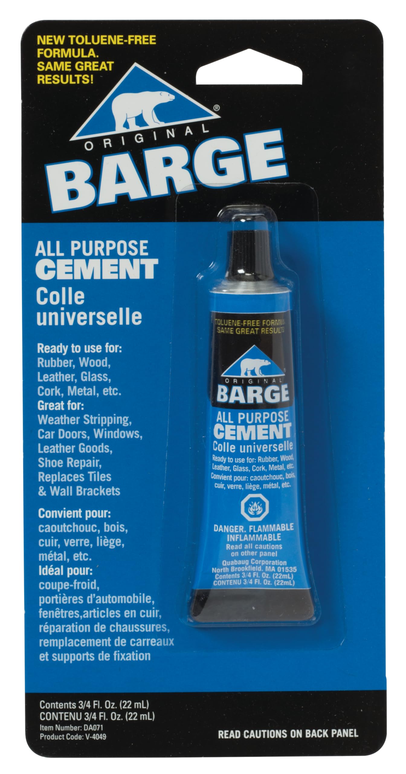 Barge All Purpose Cement, Toluene-Free