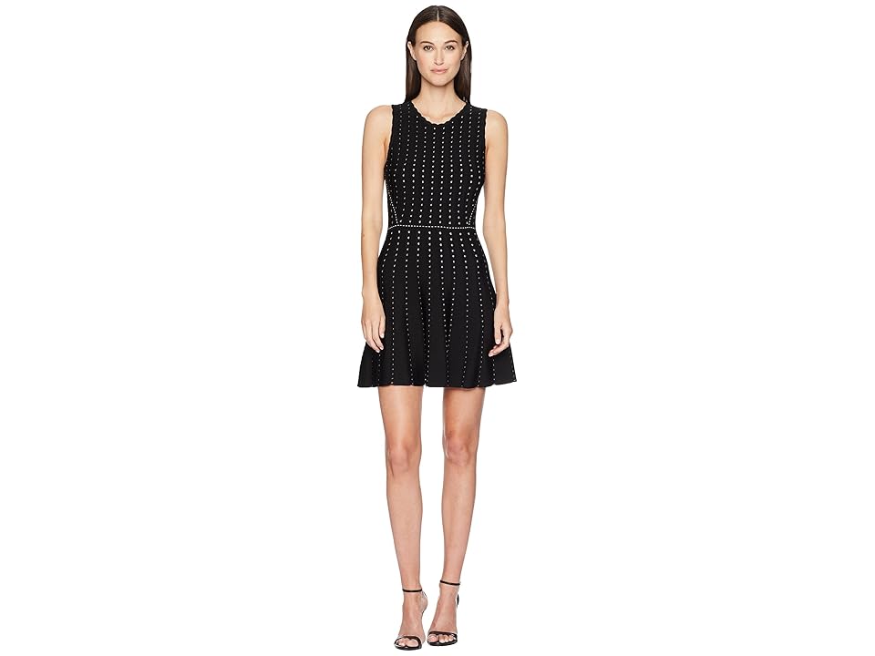 

ZAC Zac Posen Eugenie Sweater Dress (Black/White) Women's Dress