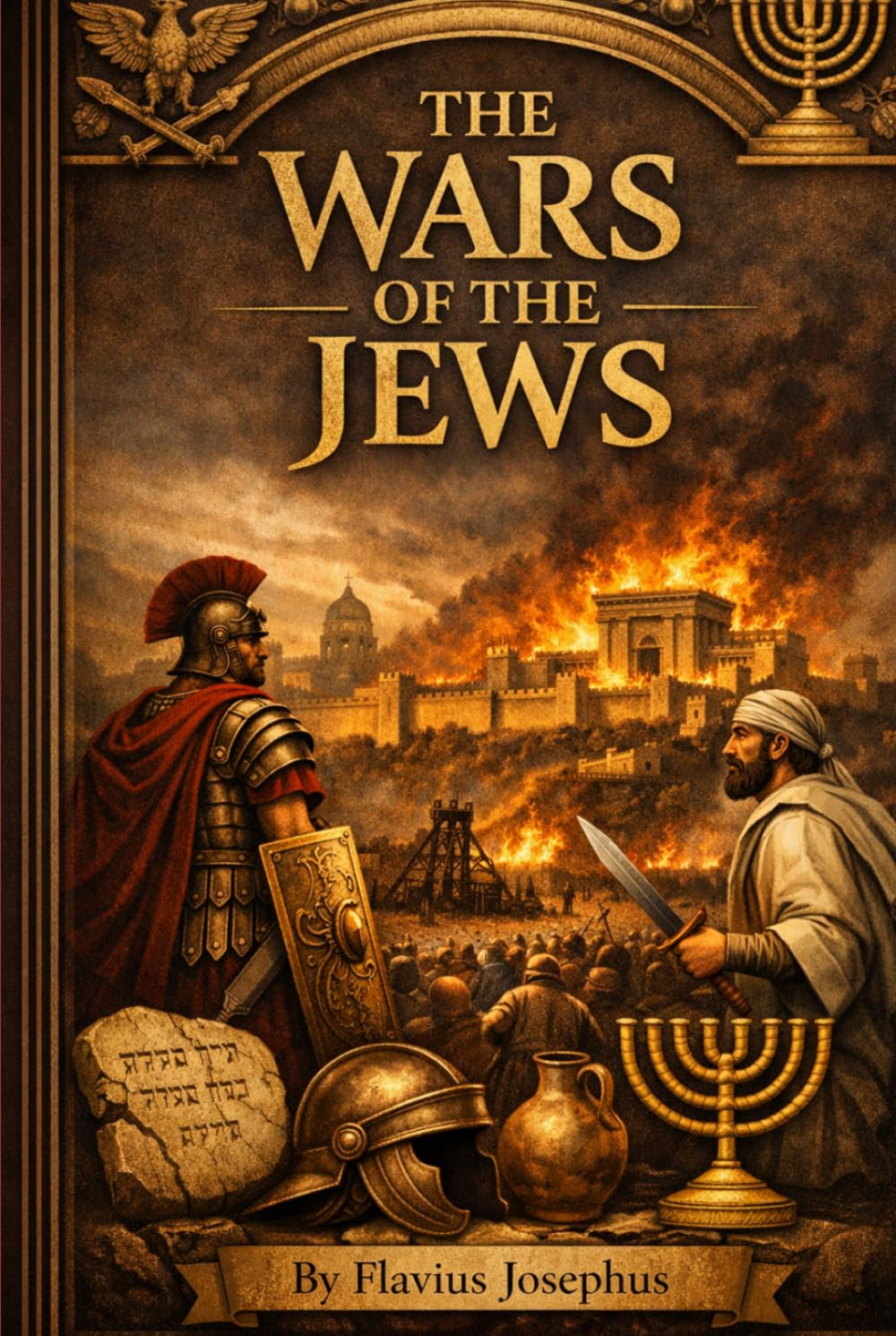 The Wars of the Jews Illustrated: LARGE PRINT EDITION: The Fall of Jerusalem and the Second Temple
