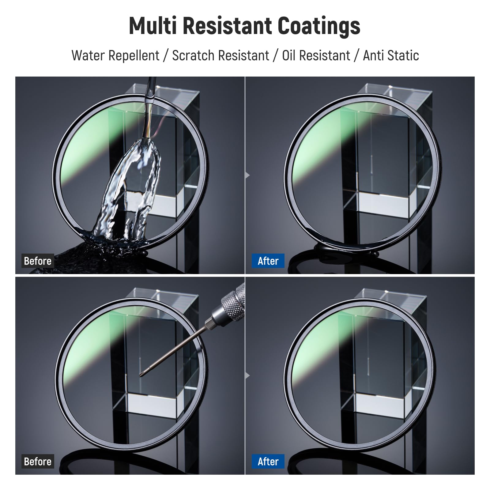 Neewer 72mm Black Diffusion 1/4 Filter Dream Cinematic - View #10