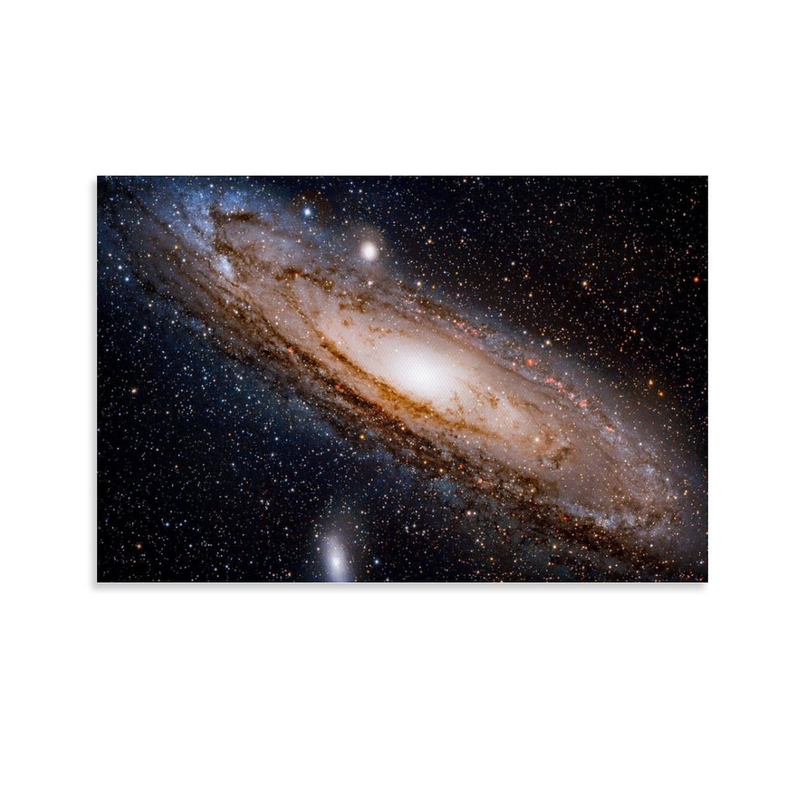 Andromeda Galaxy Space Poster Office Room Decor Cosmic Starry Sky Wall Art Posters for Wall Decoration 24x36inch(60x90cm)