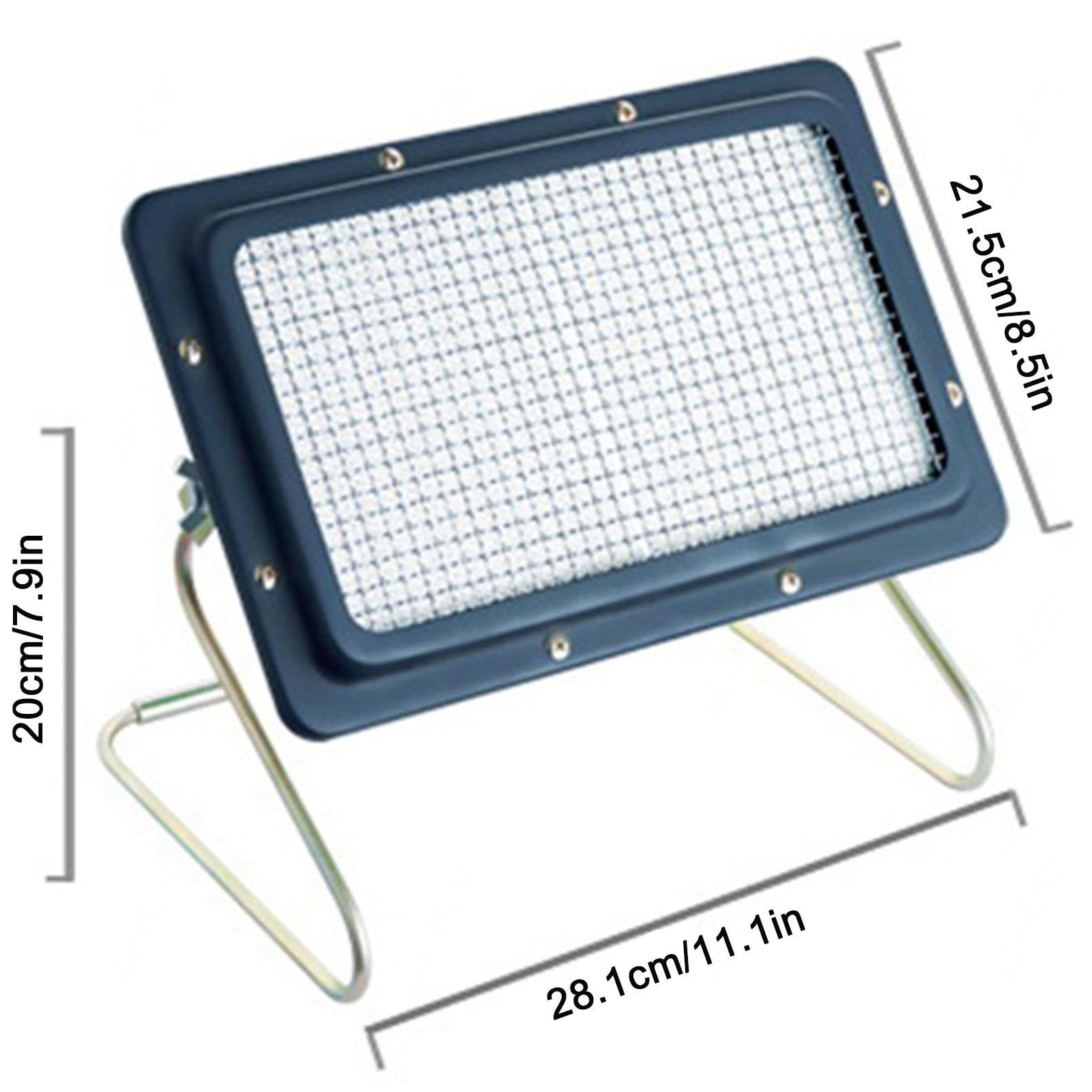 Riscaldatore Radiante a Propano - Riscaldatore a Gas GPL Portatile da 3,6 KW - Stufa a Gas Portatile per Garage, Officine e Cantieri - Superficie di Riscaldamento Fino a 450 Mq. Ft