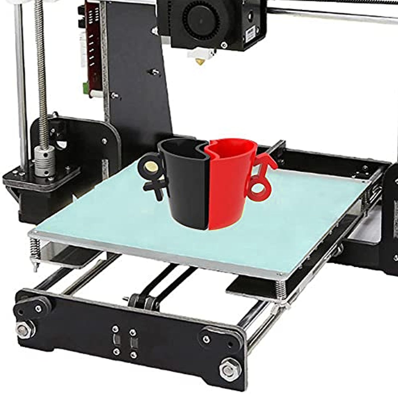 3D Printer Build Plate 12V 1.2? 3D Printer Aluminum Plate with Hotbed Cable 3D Printer Hot Bed Printing Platform for A8 A6 A2 220x220x3MM