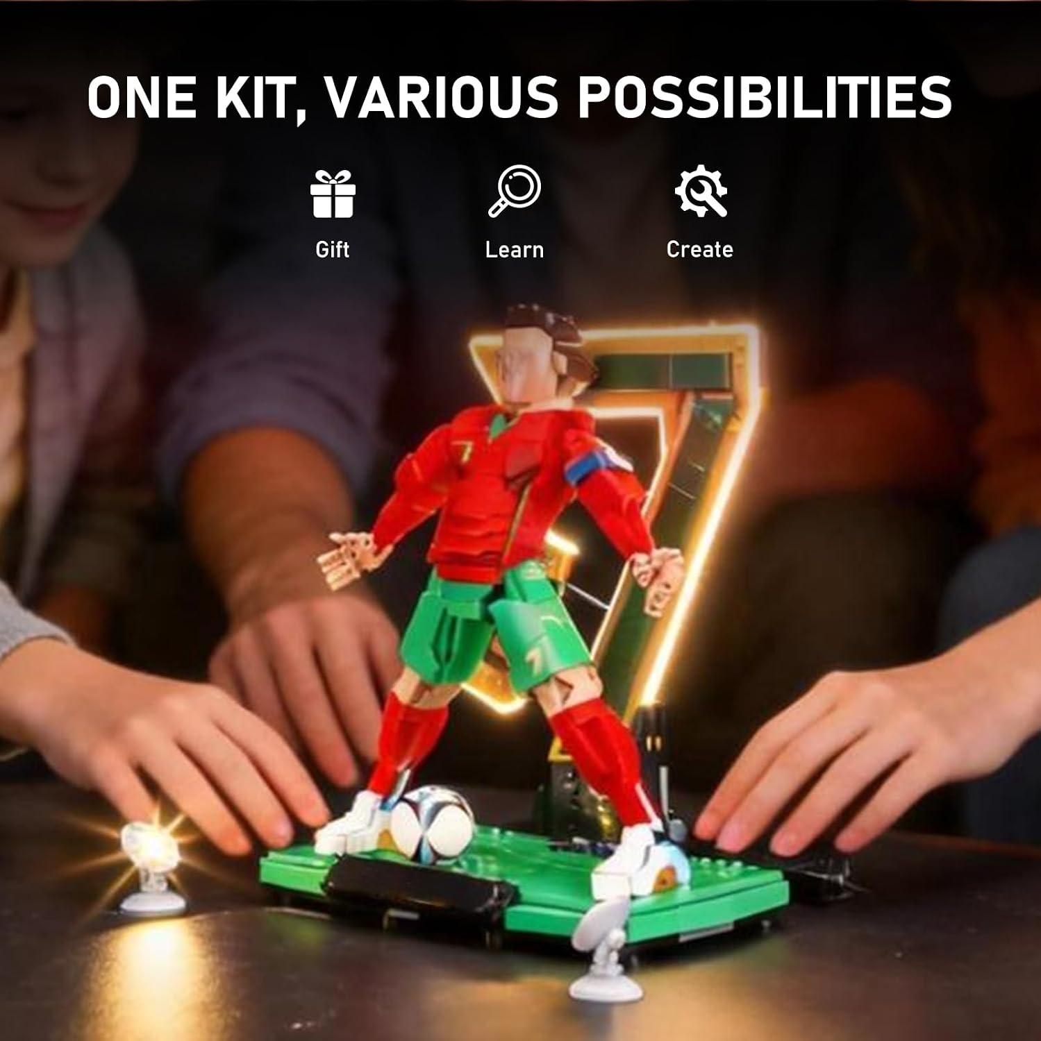 BRIKSMAX 2.0 Light Kit Compatible with Lego Editions Cristiano Ronaldo Soccer Legend 43016 Building Sets - Original LED Lighting Kits (Accessories Only) for Display, Gifts & Collectors image 3